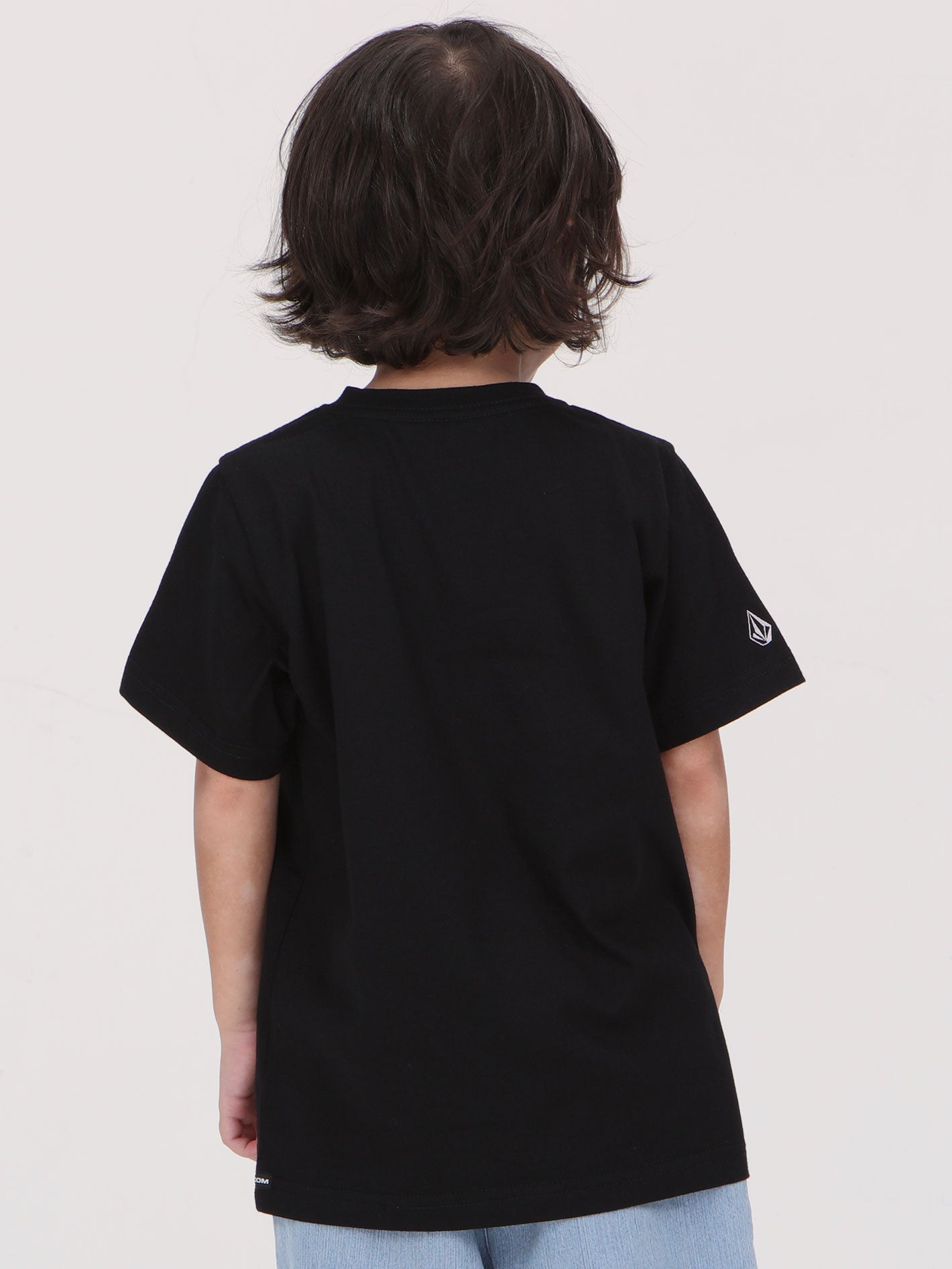 Volcom Little Boys Cracked Stone Tee - Black