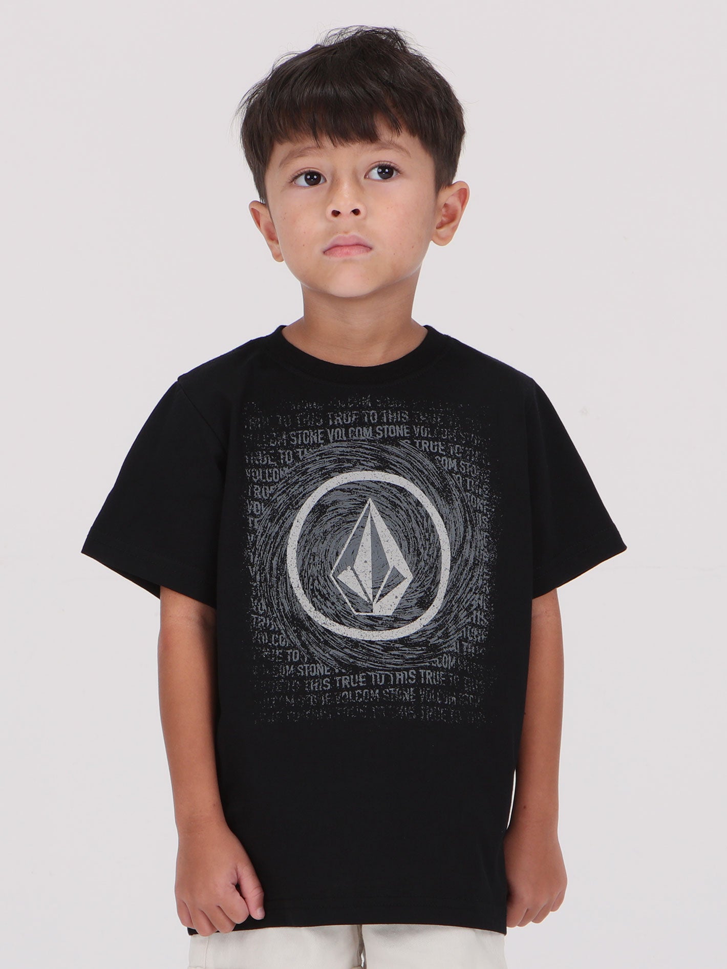 Volcom Little Boys Full Circle  Tee - Black