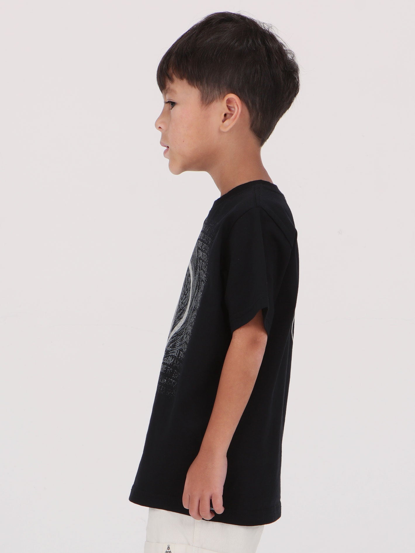 Volcom Little Boys Full Circle  Tee - Black
