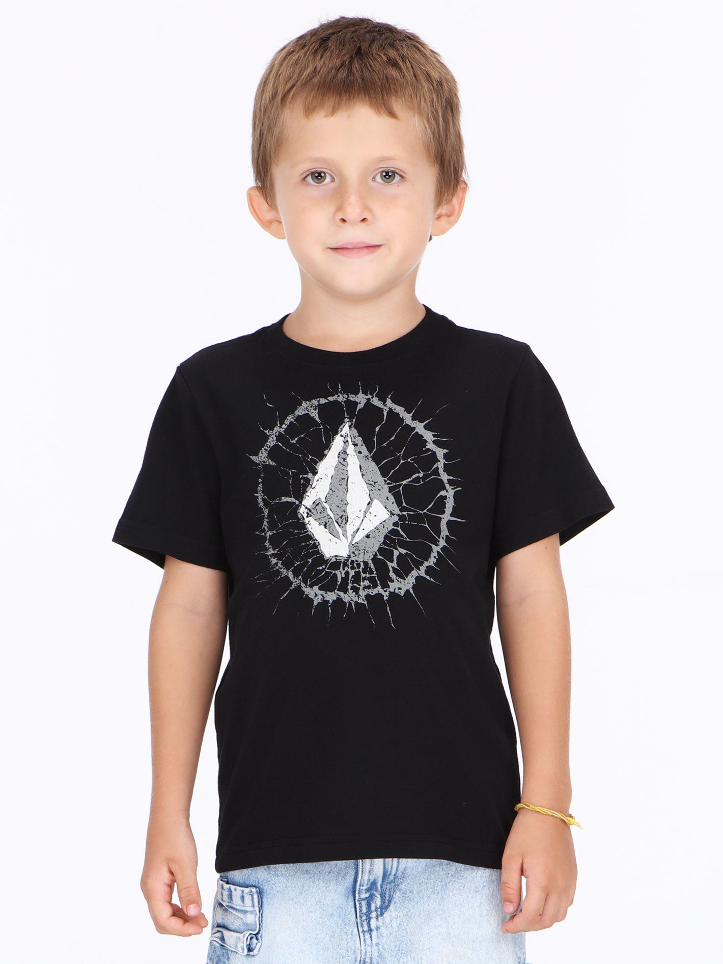Volcom Little Boys Symbiostone Tee - Black