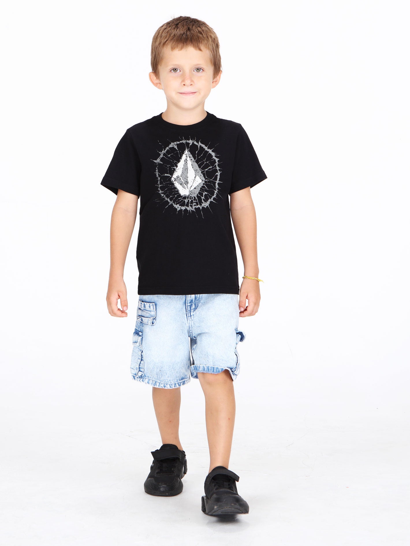Volcom Little Boys Symbiostone Tee - Black