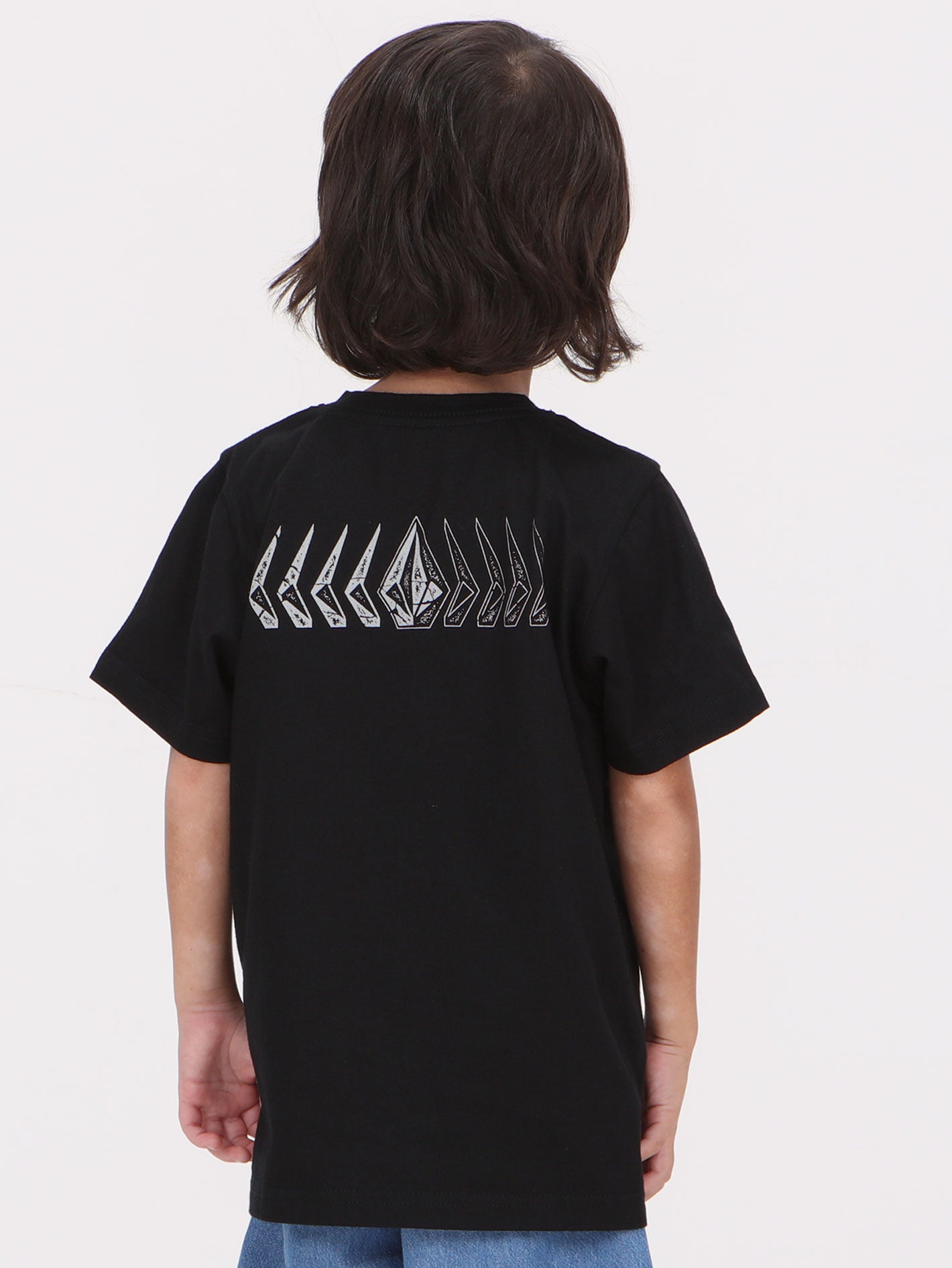 Volcom Little Boys Cement Tee - Black