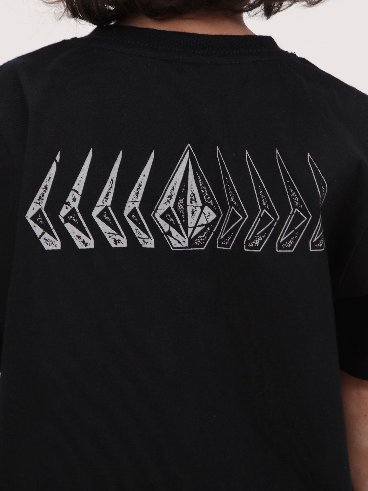 Volcom Little Boys Cement Tee - Black