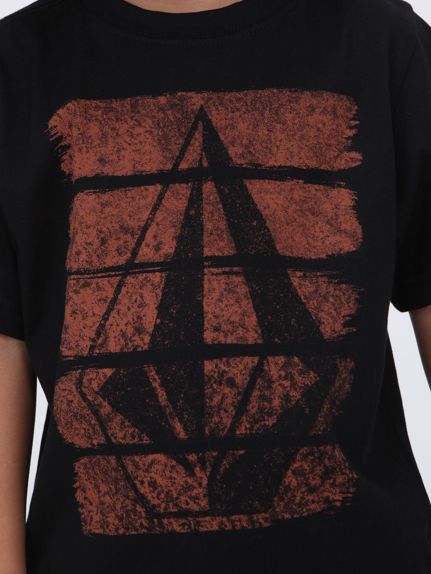 Volcom Little Boys Brush Stroke Tee - Black