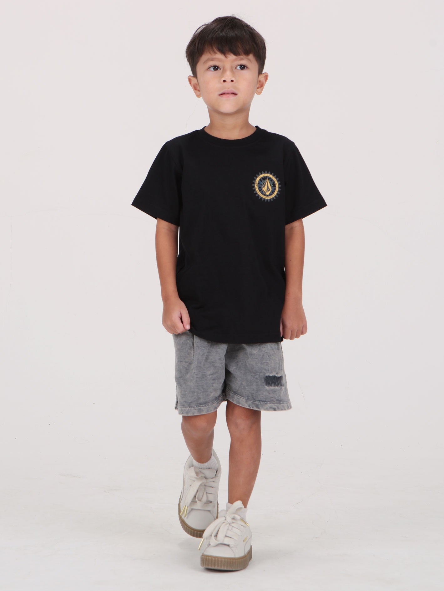 Volcom Little Boys Gear Up Tee - Black