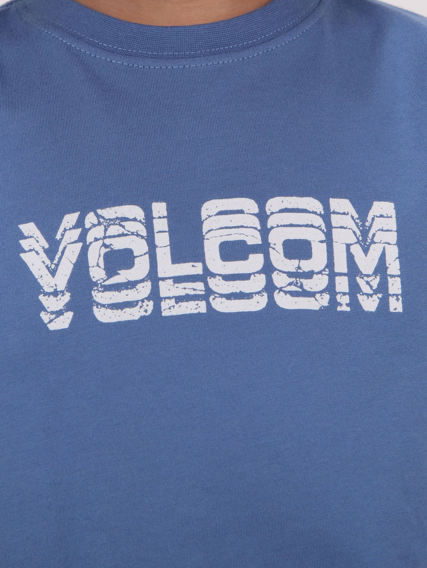 Volcom Little Boys Cement Tee - Blueberry
