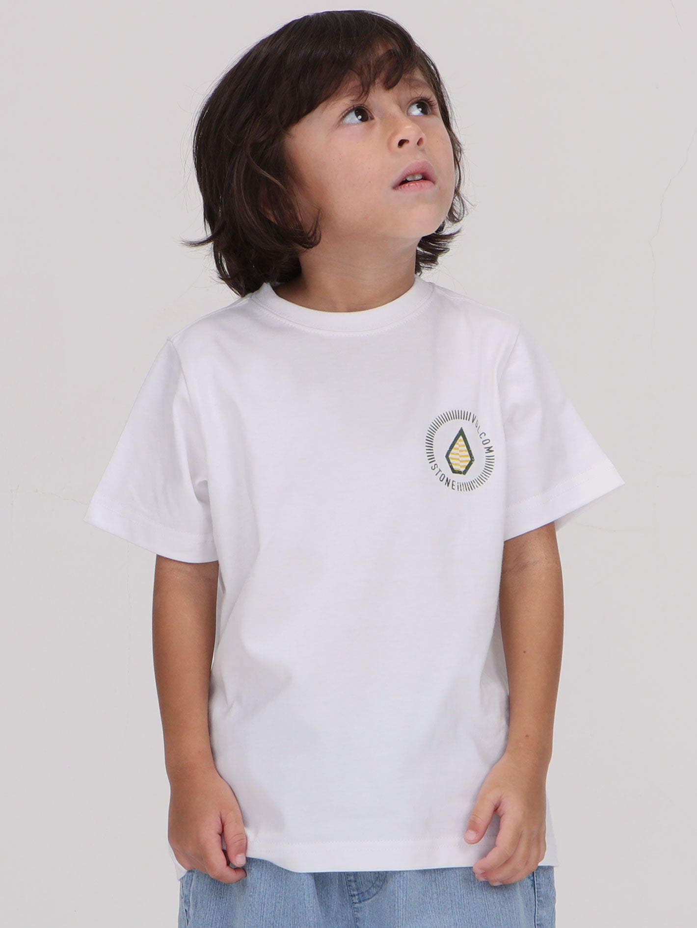 Volcom Little Boys Avery Stone Tee - White