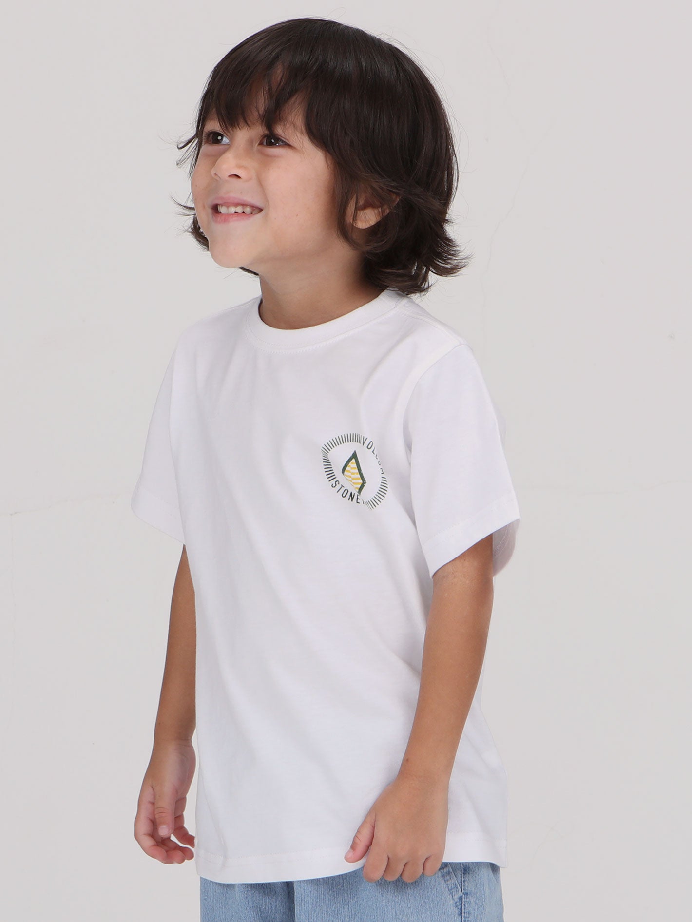 Volcom Little Boys Avery Stone Tee - White