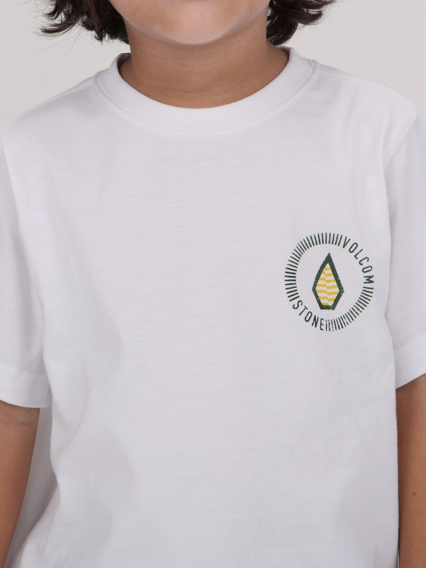 Volcom Little Boys Avery Stone Tee - White