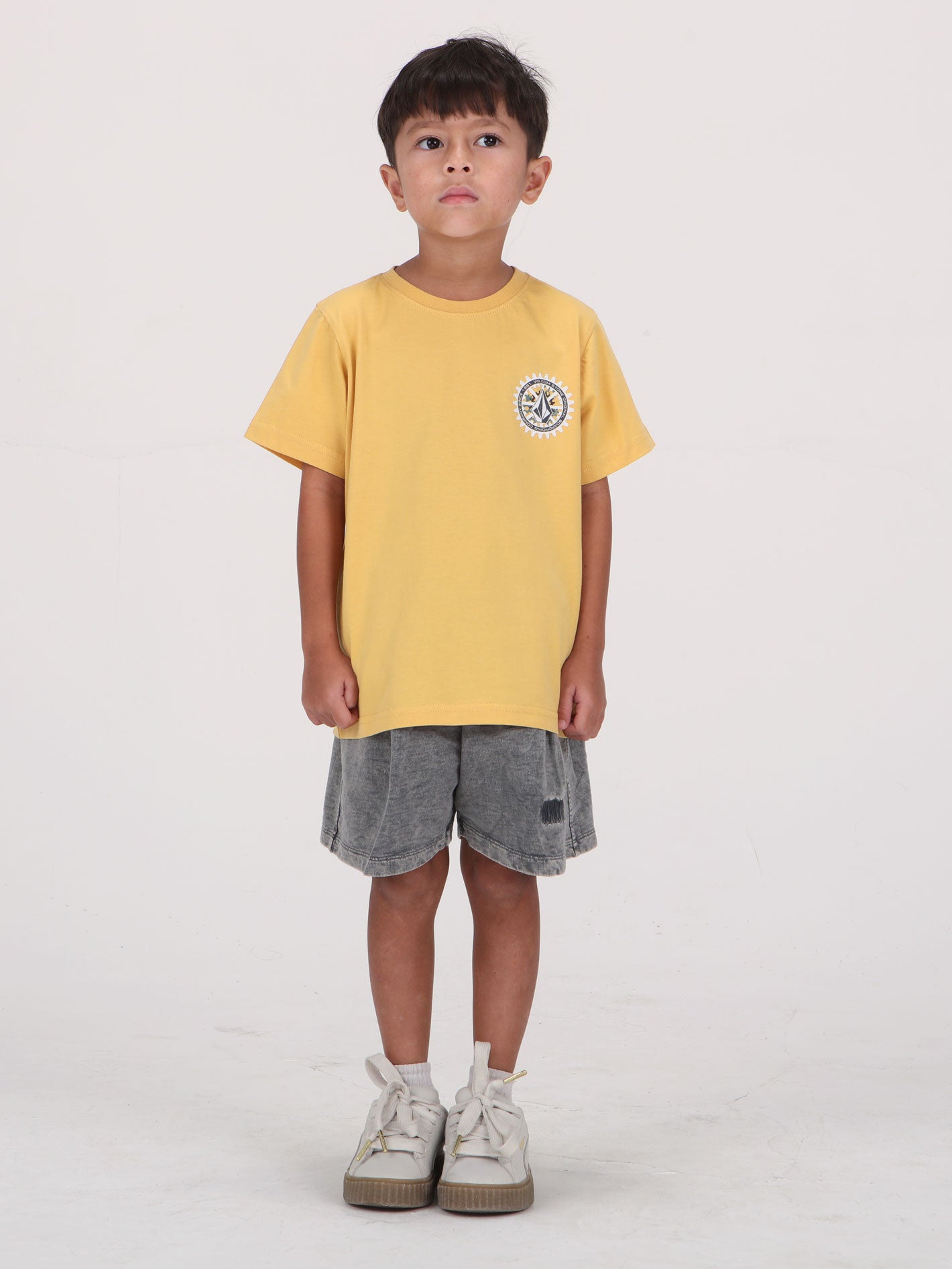 Volcom Little Boys Gear Up Tee - Dust Gold