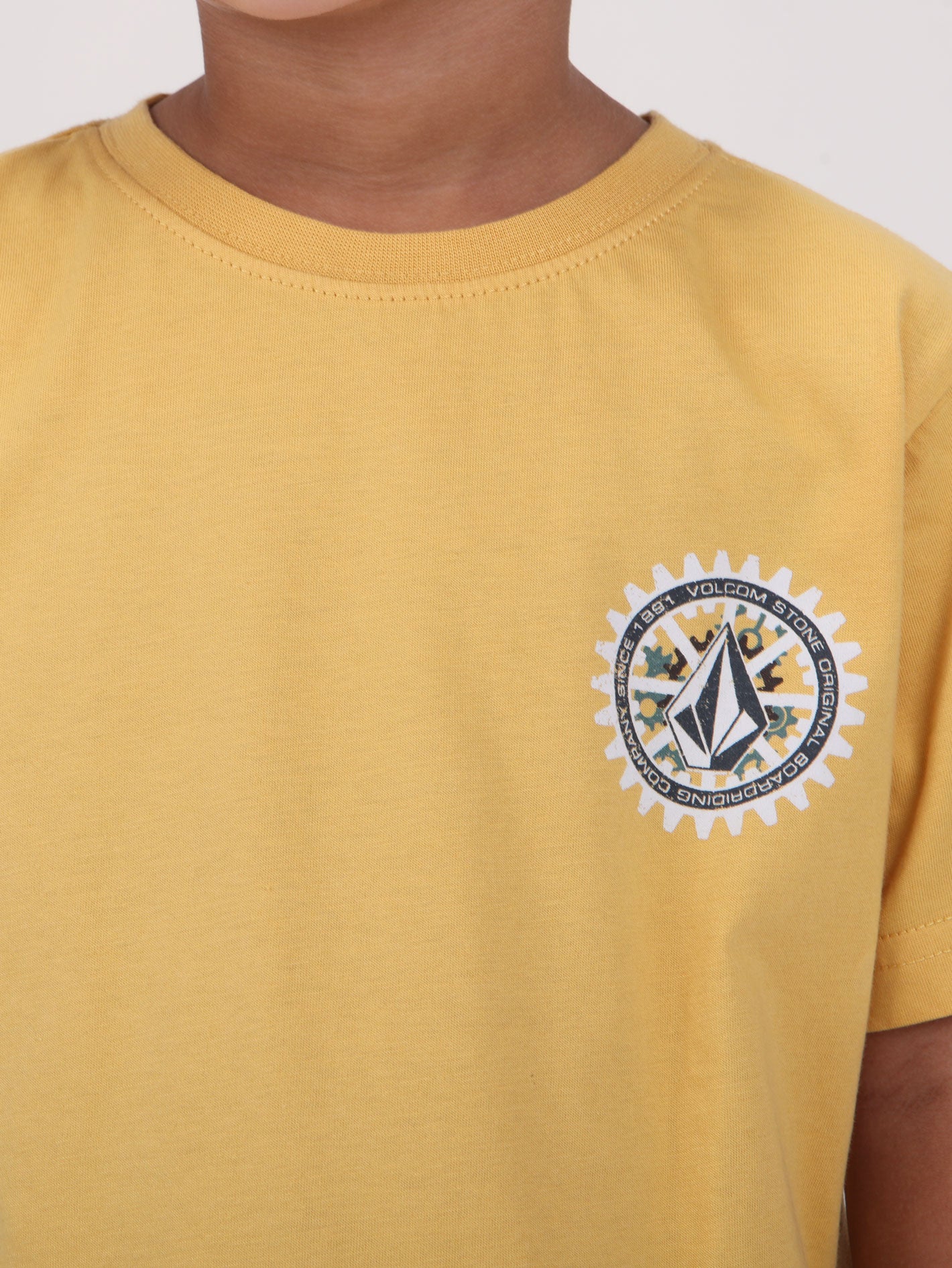Volcom Little Boys Gear Up Tee - Dust Gold