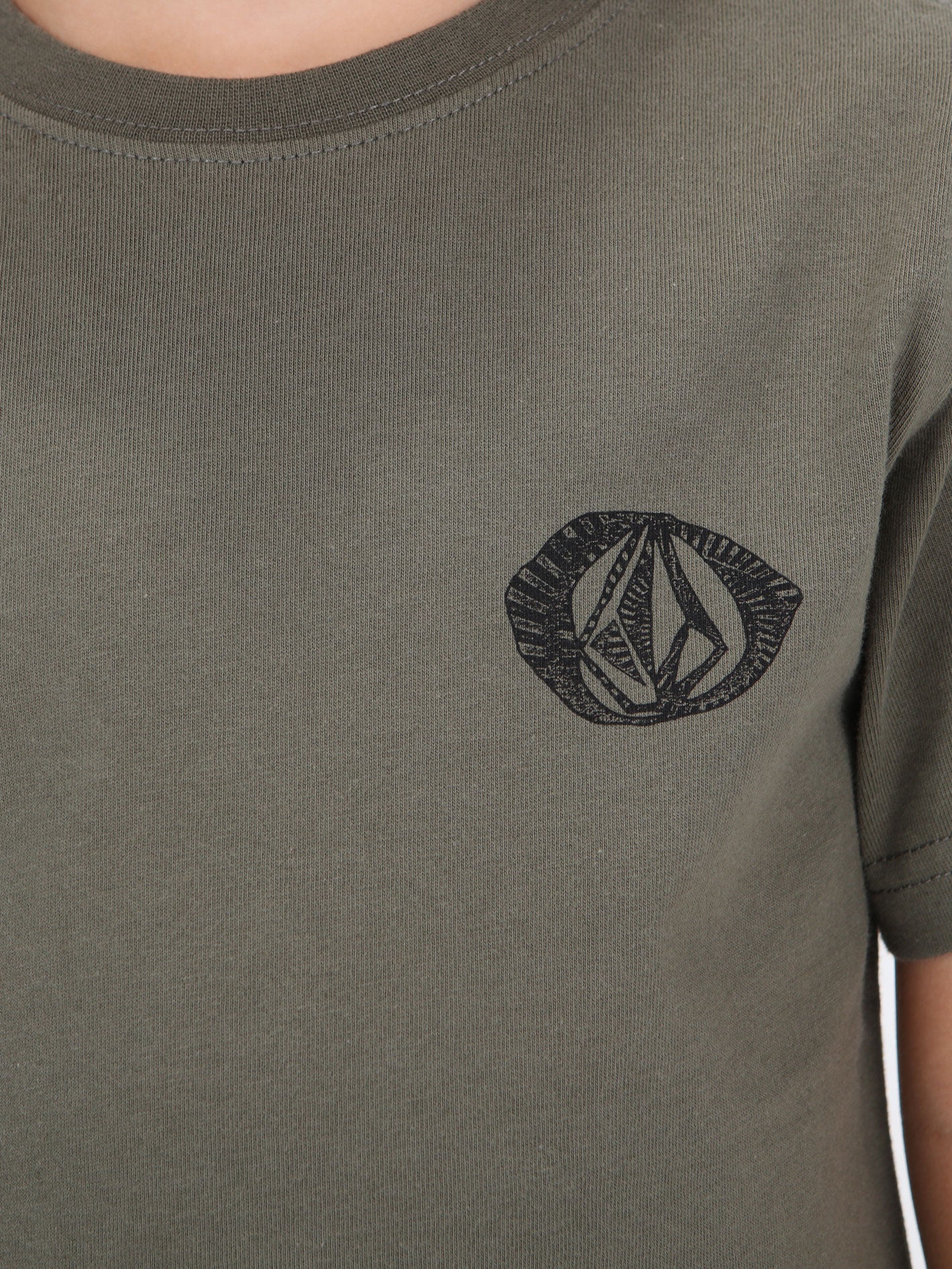 Volcom Little Boys Scramble Stone Tee - Dusty Olive