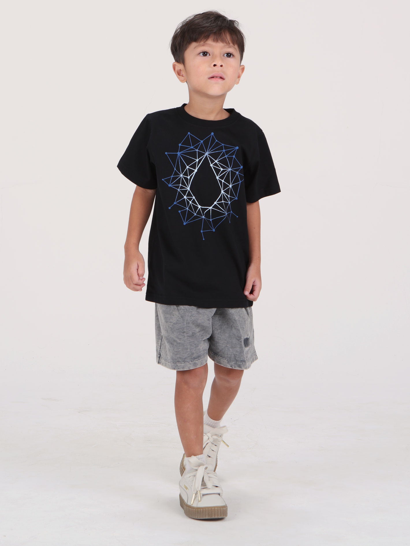 Volcom Little Boys Linked Stone Tee - Black