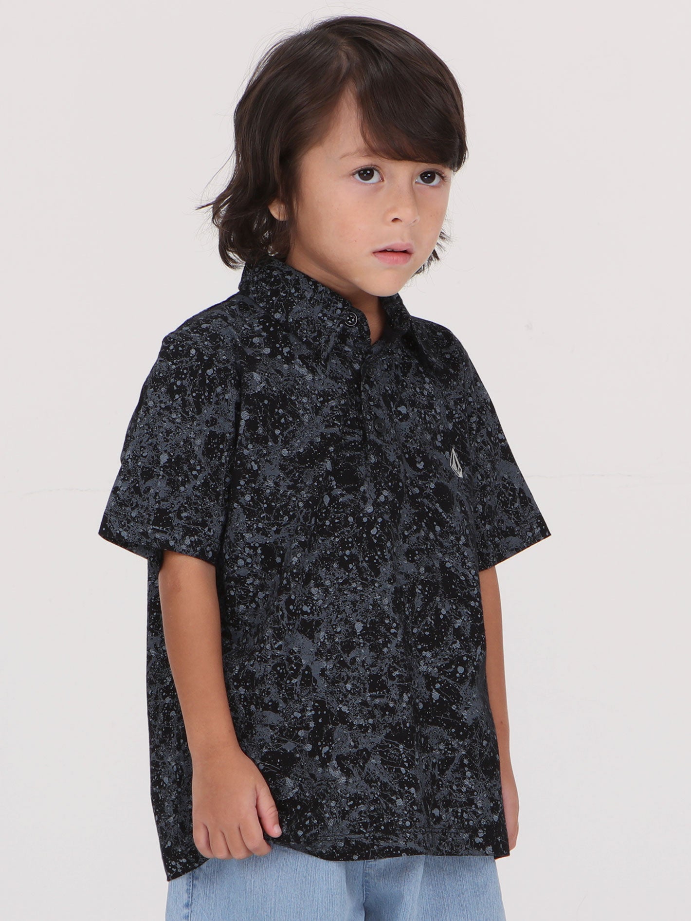 Volcom Little Boys Spritzen Polo - Black