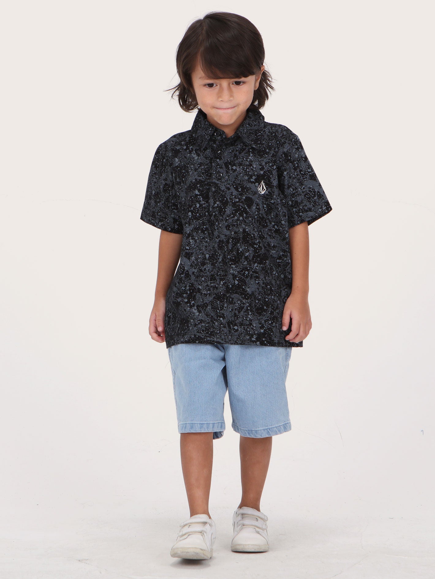 Volcom Little Boys Spritzen Polo - Black