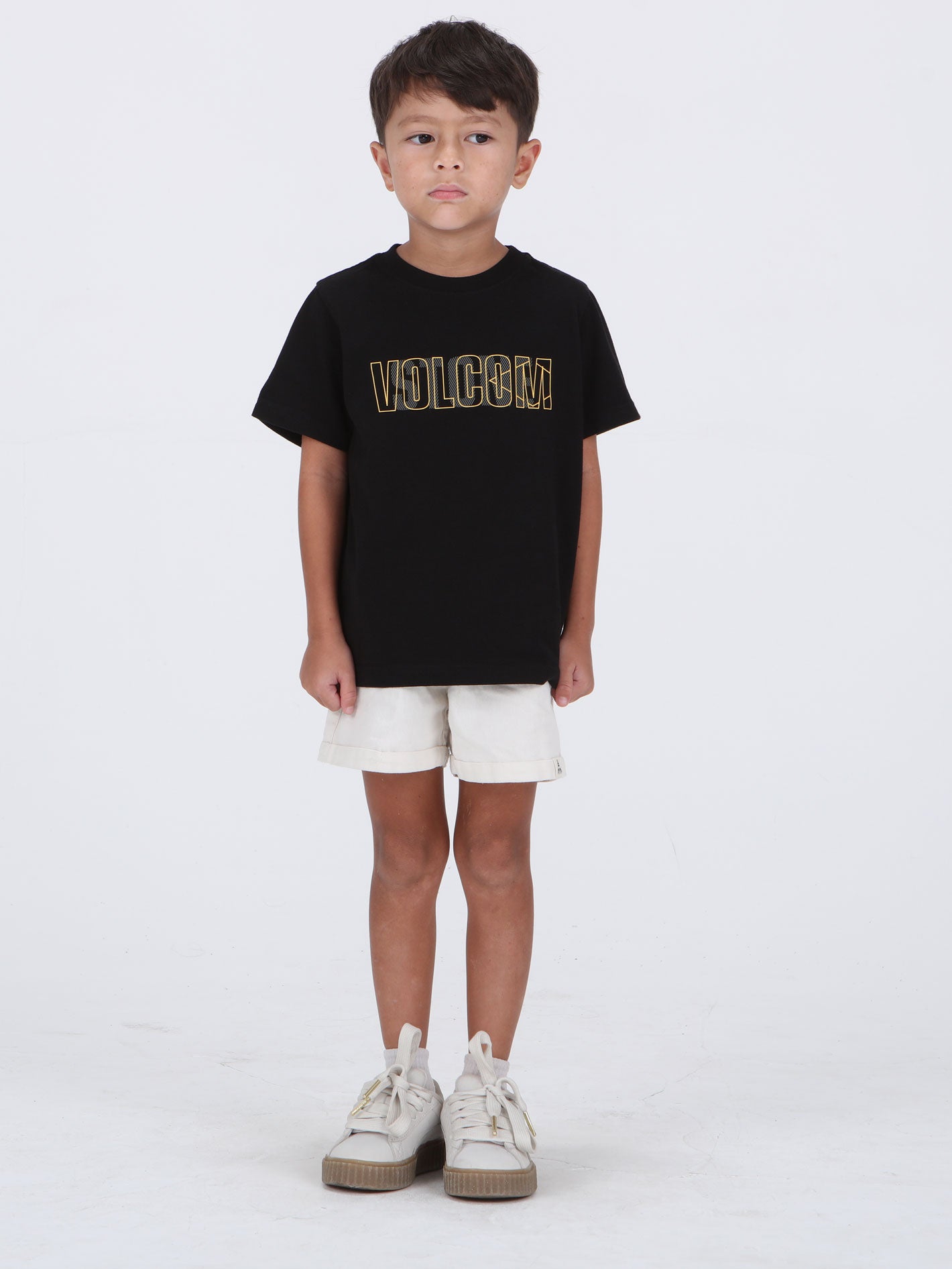 Volcom Little Boys Hidden Stone Tee - Black