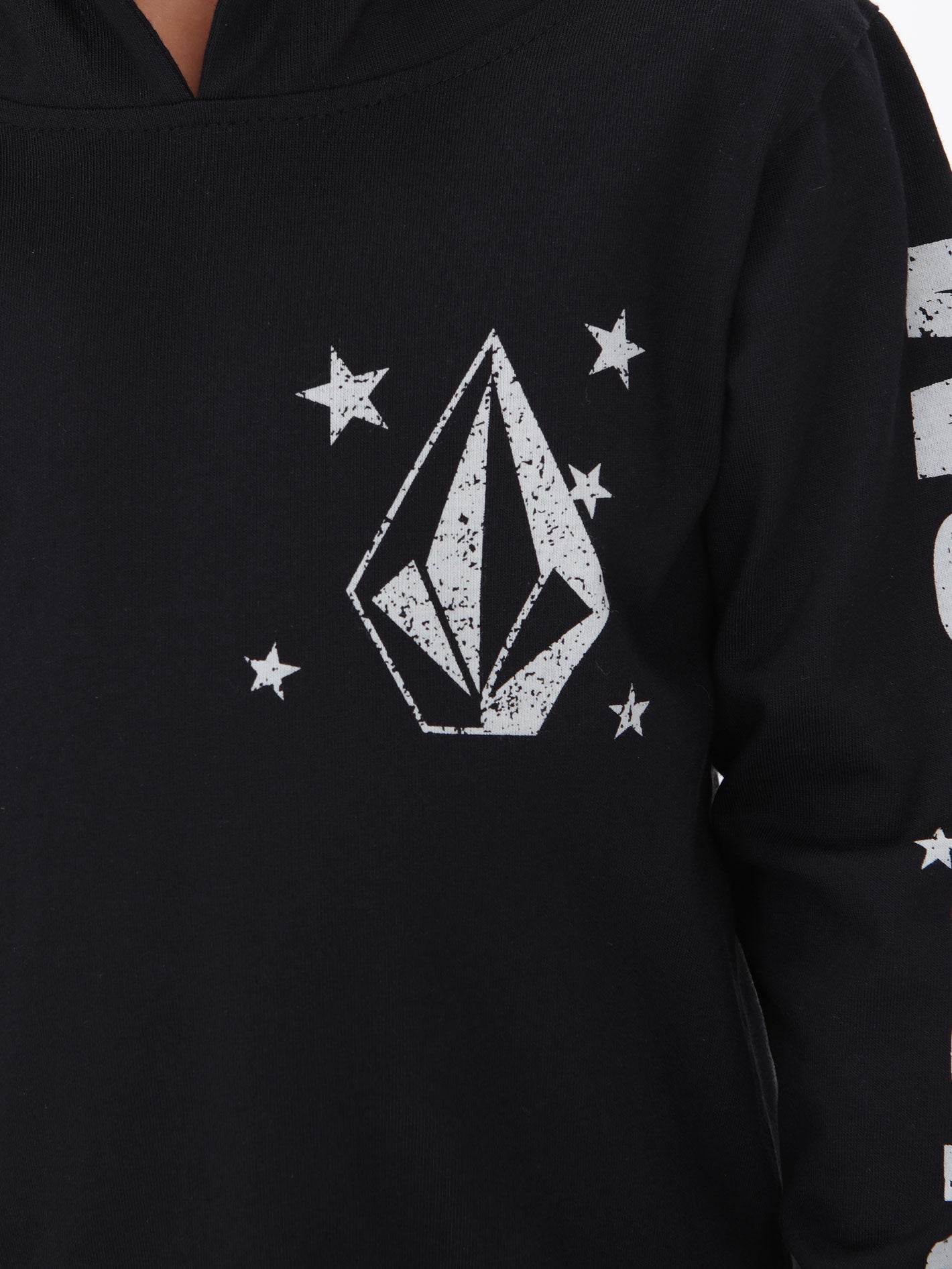 Volcom Little Boys Stargazzer Long Sleeve Tee Top - Black
