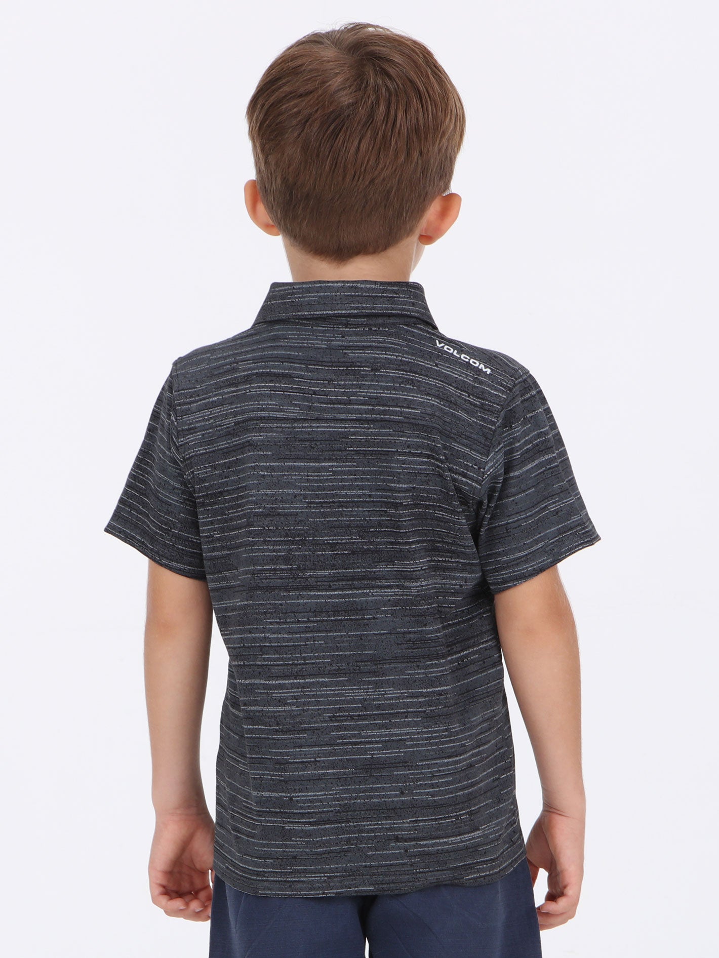 Volcom Little Boys Warp Factor Polo - Black