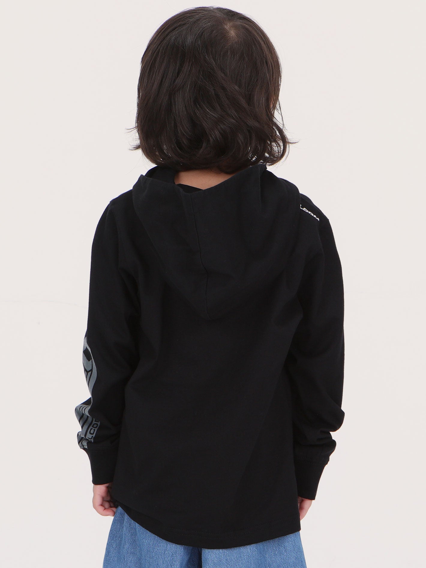 Volcom Little Boys Wydler Long Sleeve Tee Top - Black