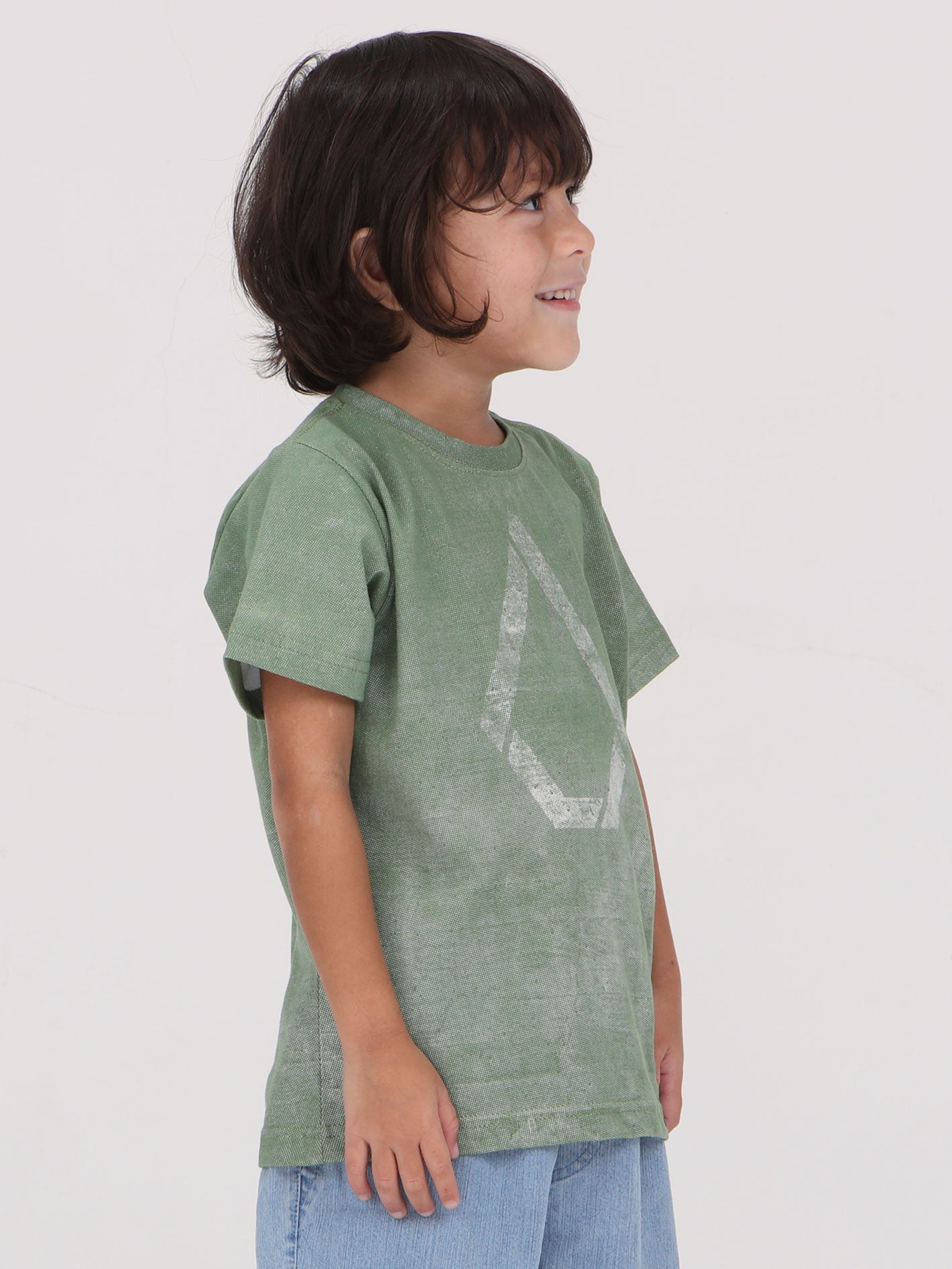 Volcom Little Boys Reznor Tee - Light Olive