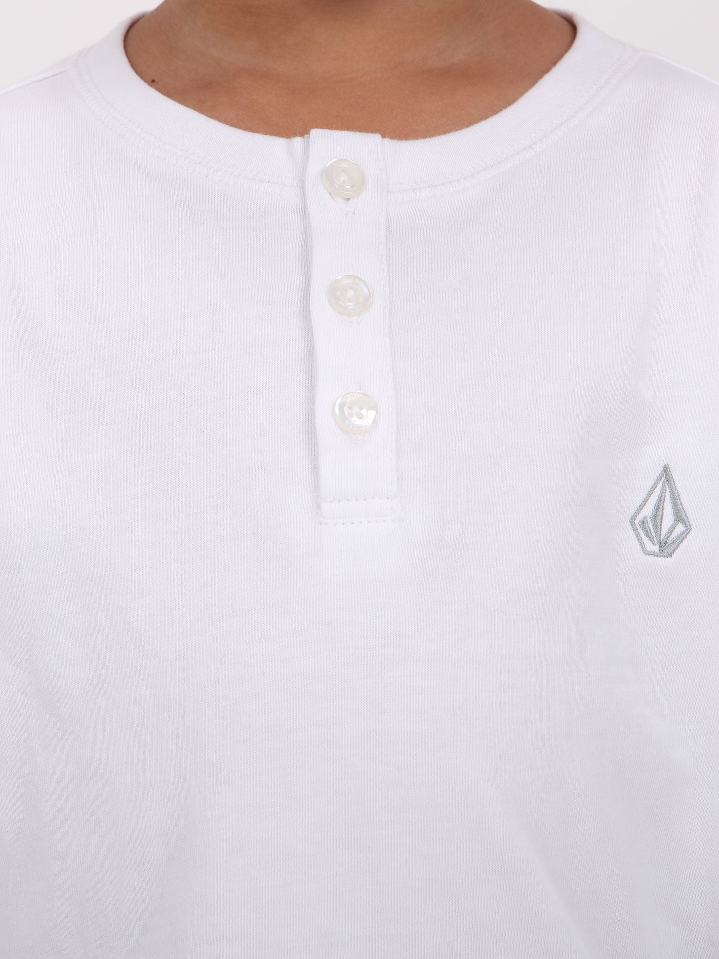 Volcom Little Boys Moulder Long Sleeve Tee Top - White