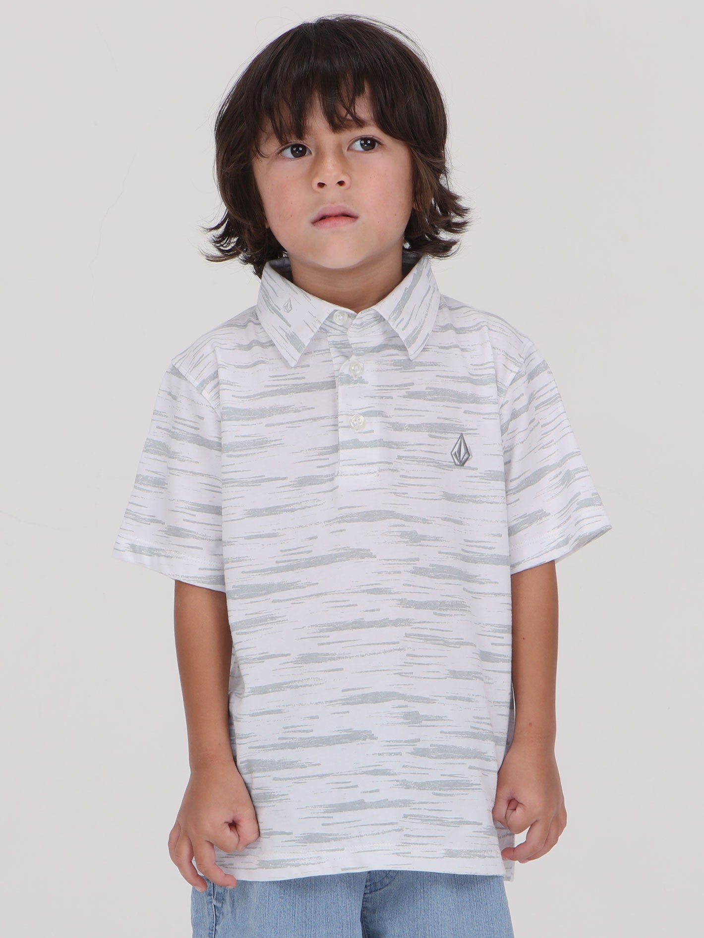 Volcom Little Boys Vinnie Polo - White