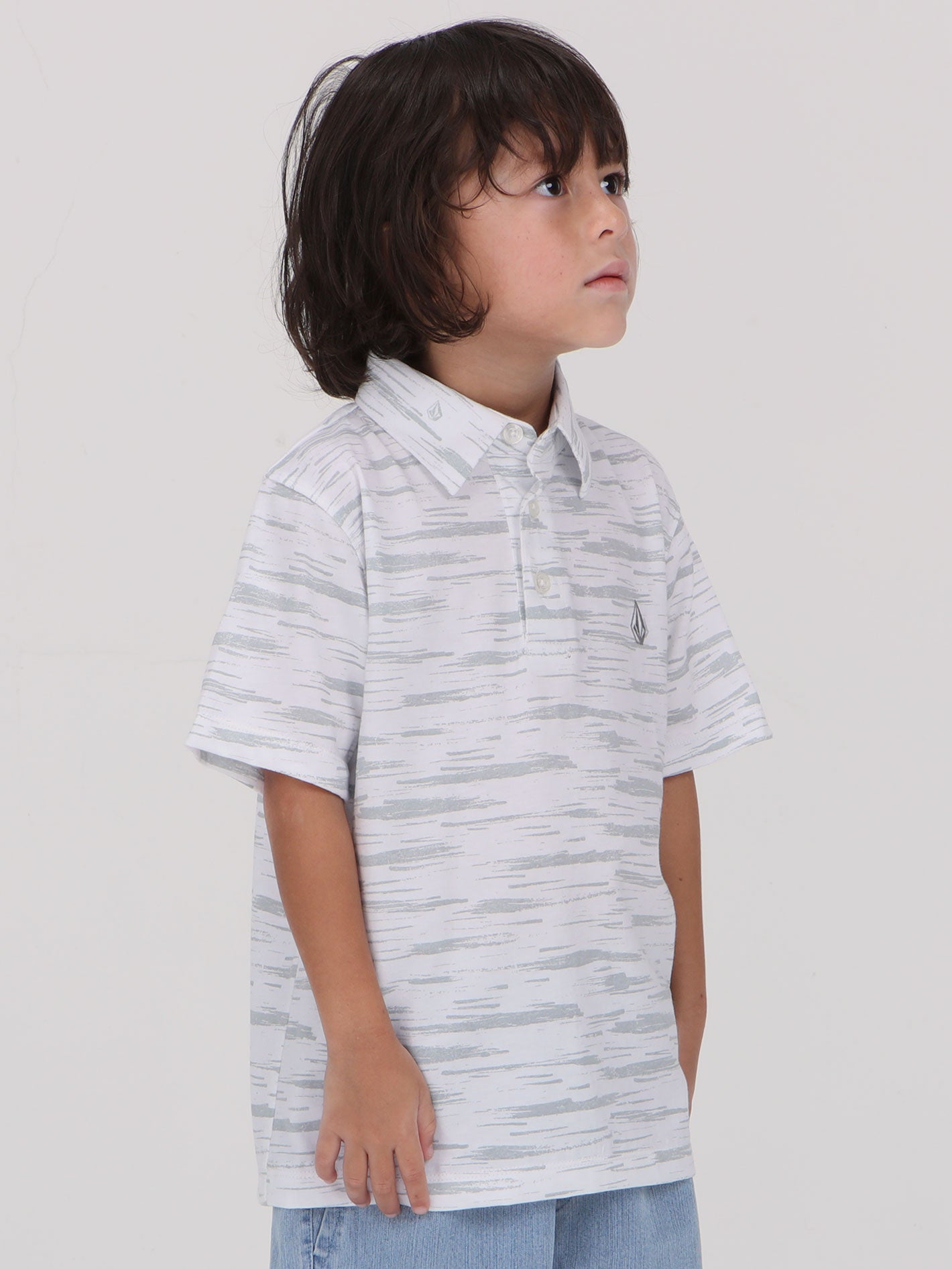 Volcom Little Boys Vinnie Polo - White