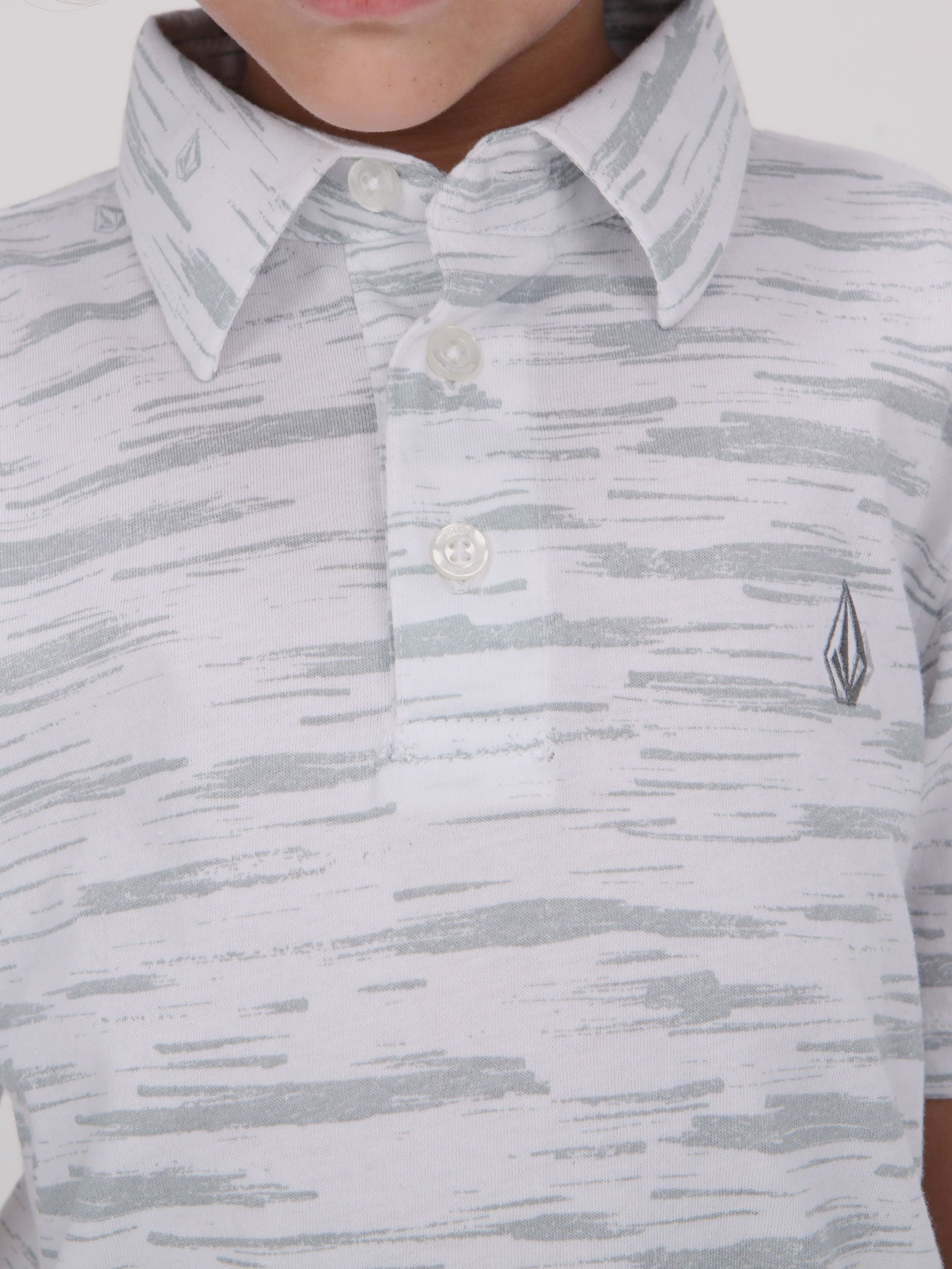 Volcom Little Boys Vinnie Polo - White