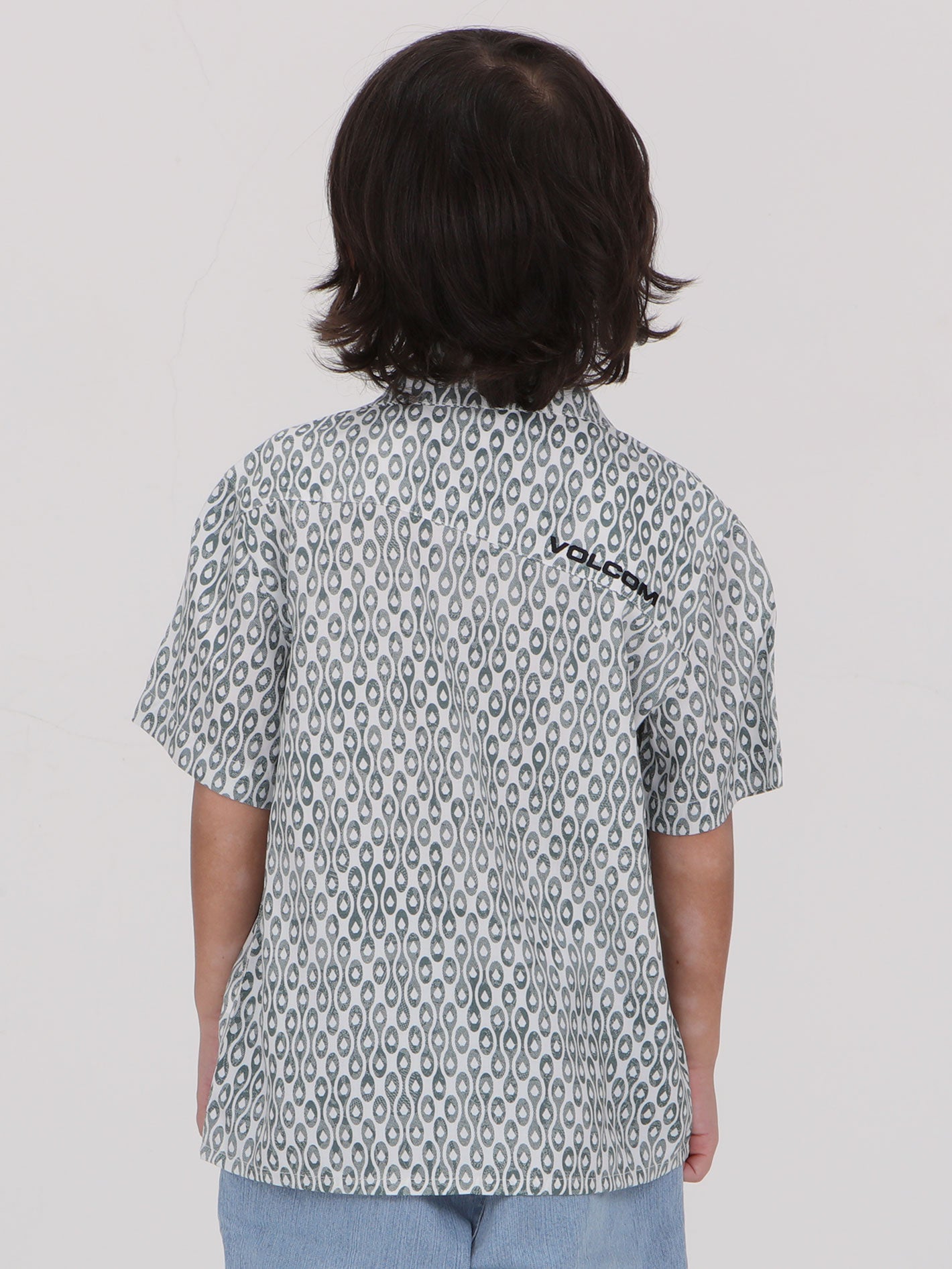 Volcom Little Boys Strummer Short Sleeve  Shirt - White