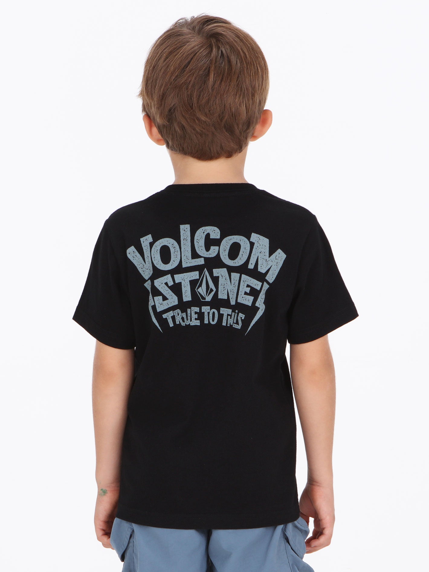 Volcom Little Boys Stoner Rock  Tee - Black