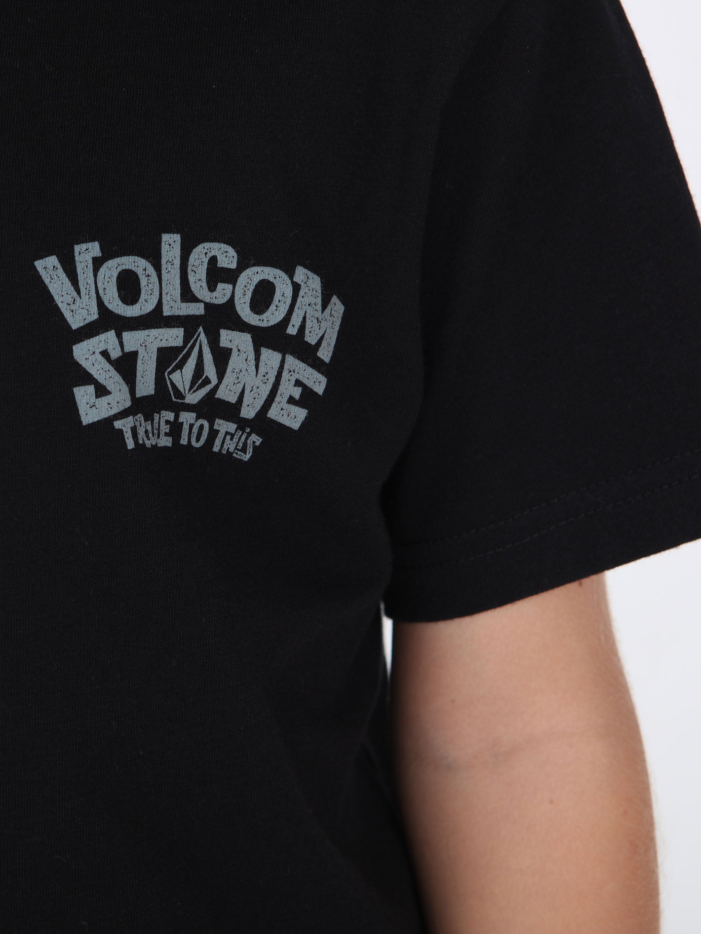 Volcom Little Boys Stoner Rock  Tee - Black