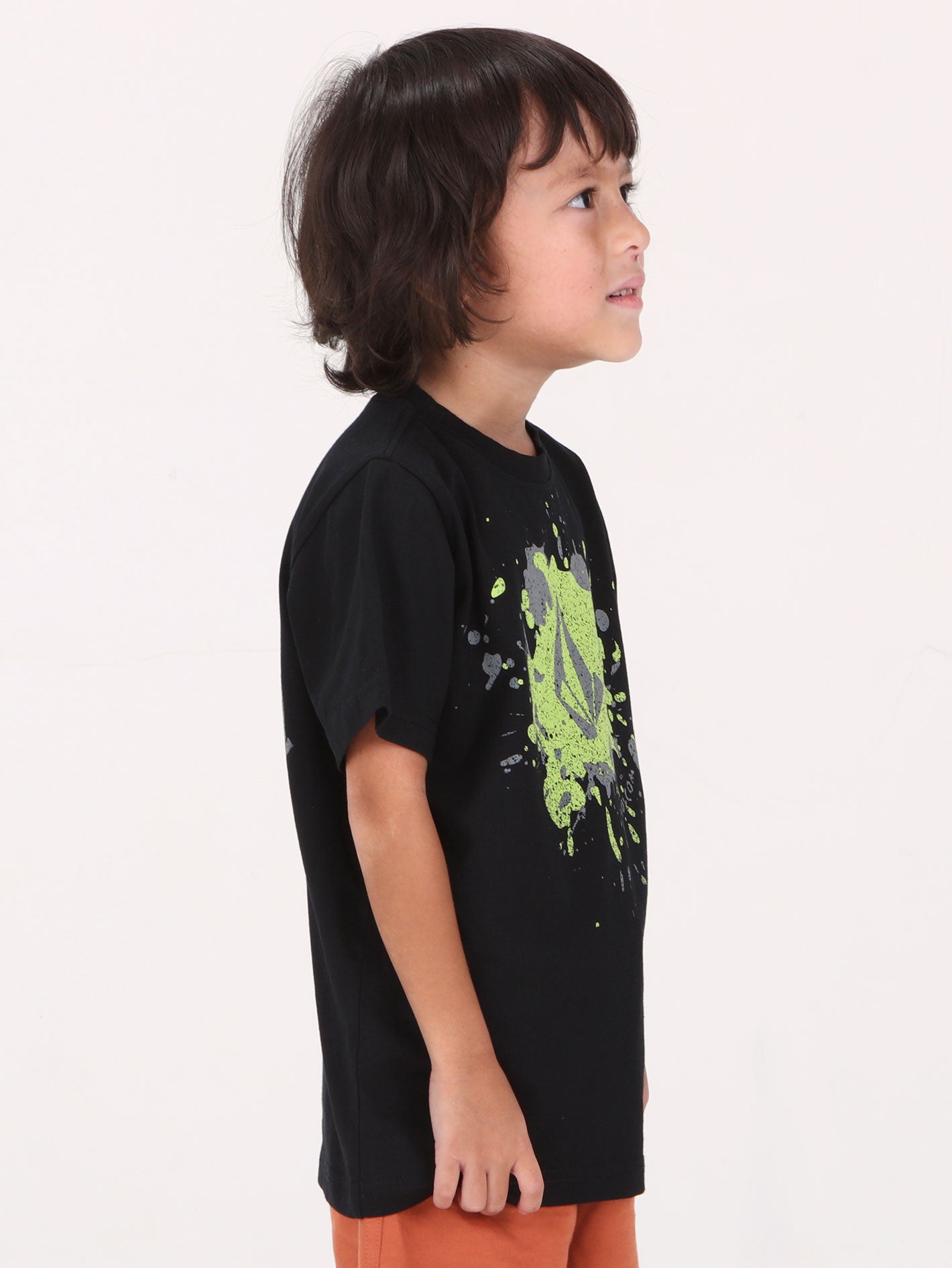 Volcom Little Boys Splash Stone Tee - Black