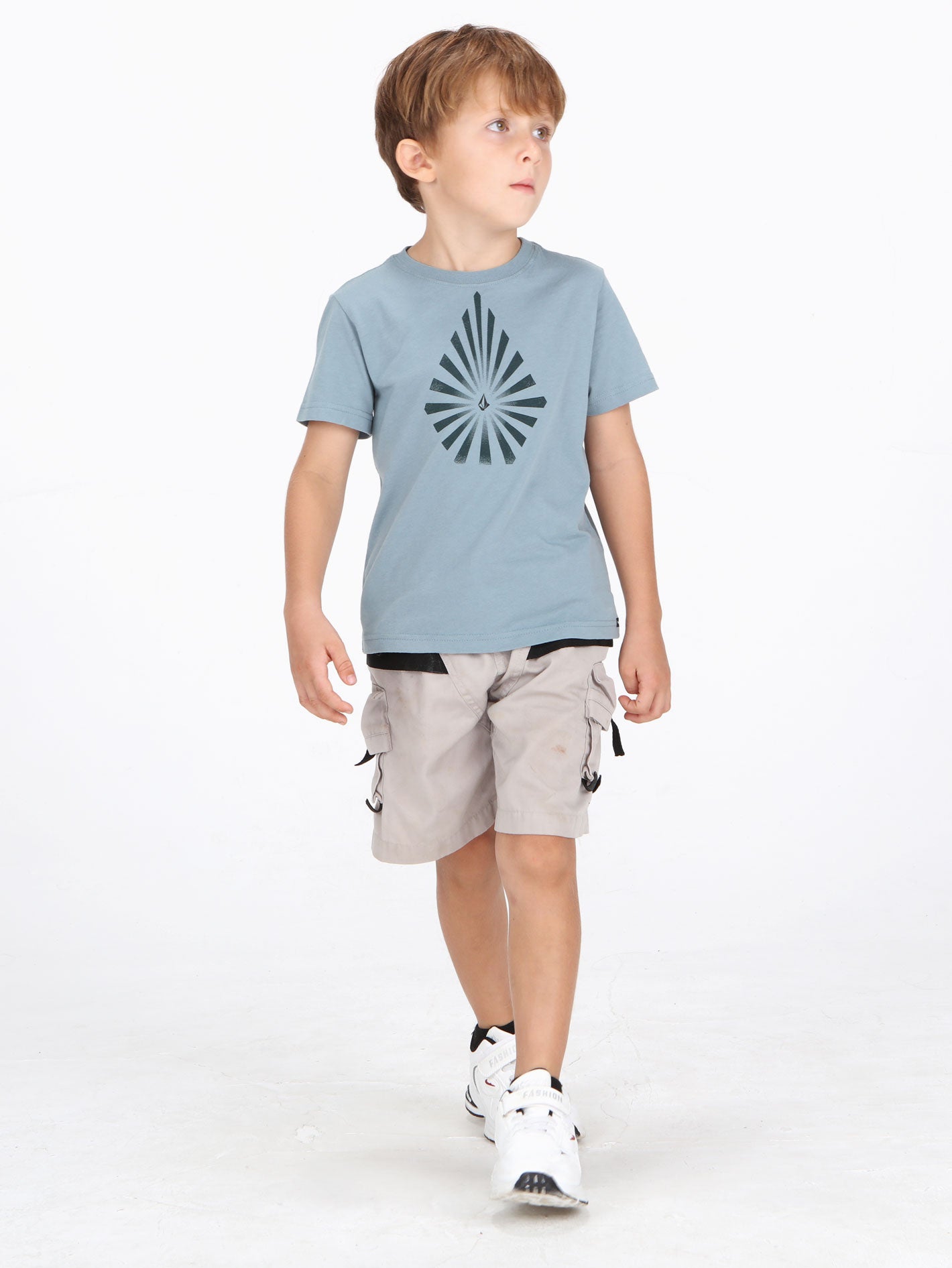 Volcom Little Boys Radiator Stone Tee - Tradewinds