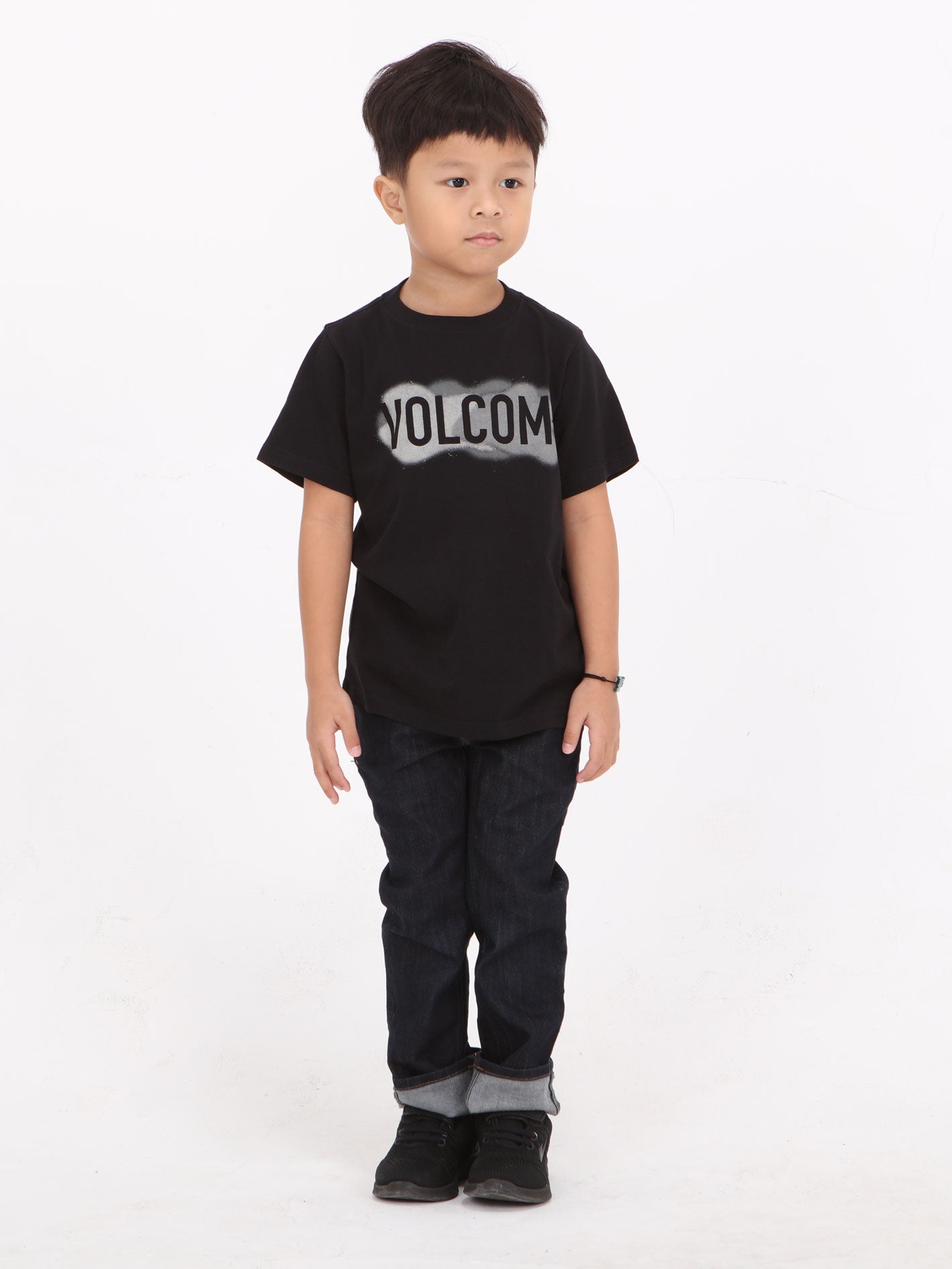 Volcom Little Boys Washer Tee - Black