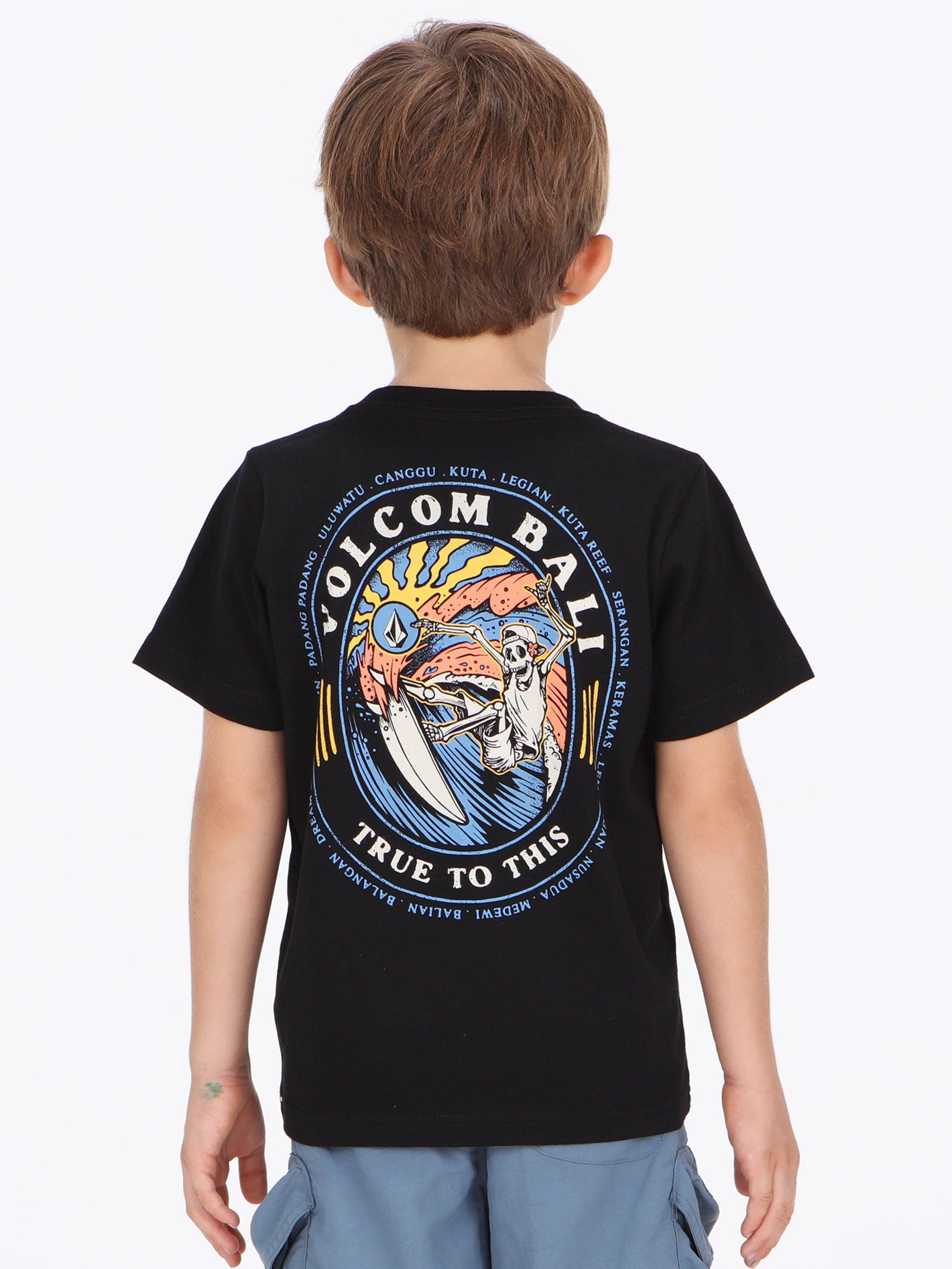 Volcom Little Boys Reapers Wave Tee - Black