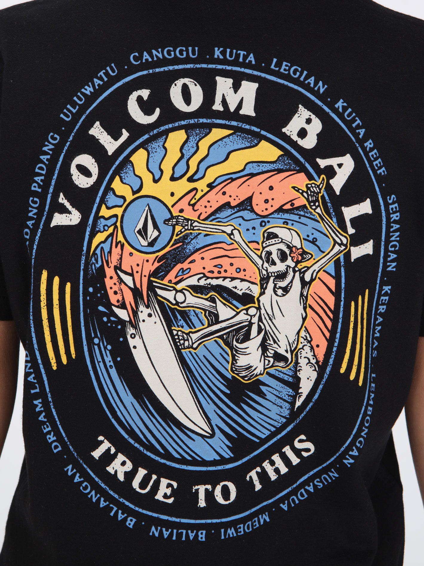Volcom Little Boys Reapers Wave Tee - Black