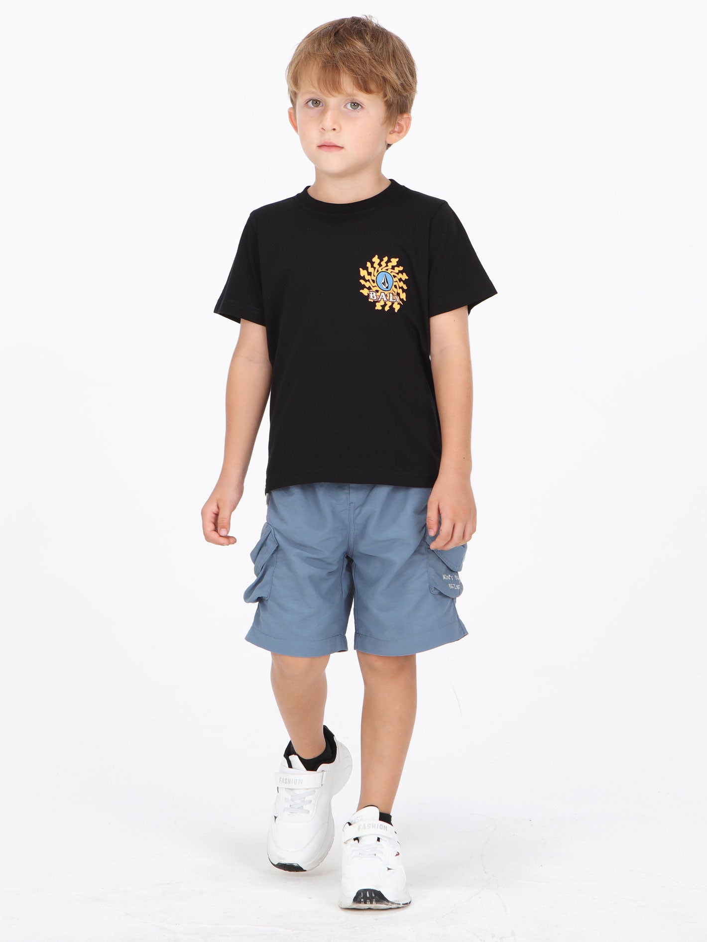 Volcom Little Boys Reapers Wave Tee - Black