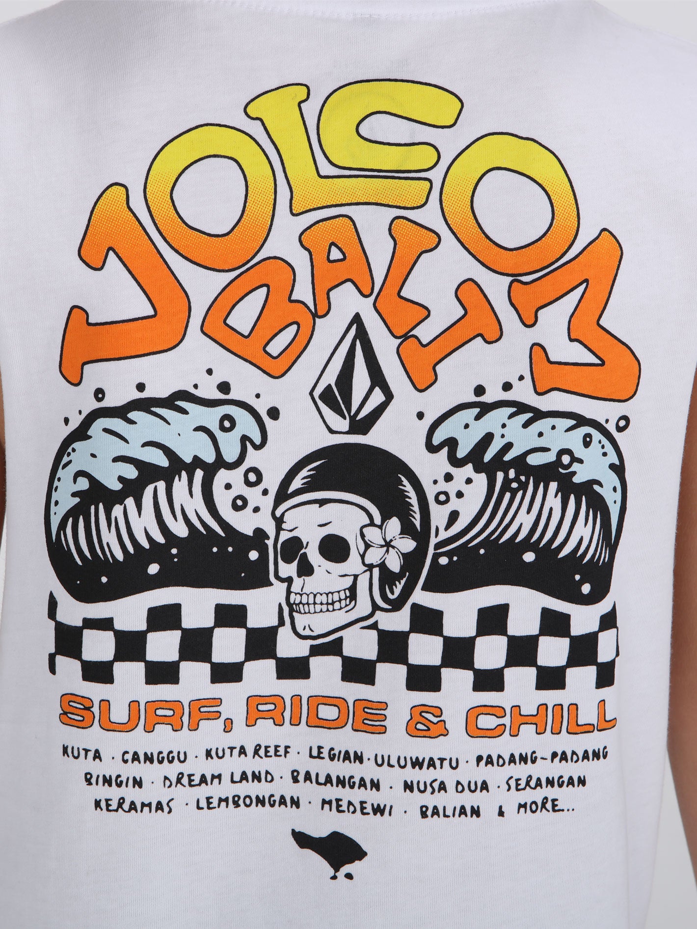Volcom Little Boys Ride The Wave Tank - White