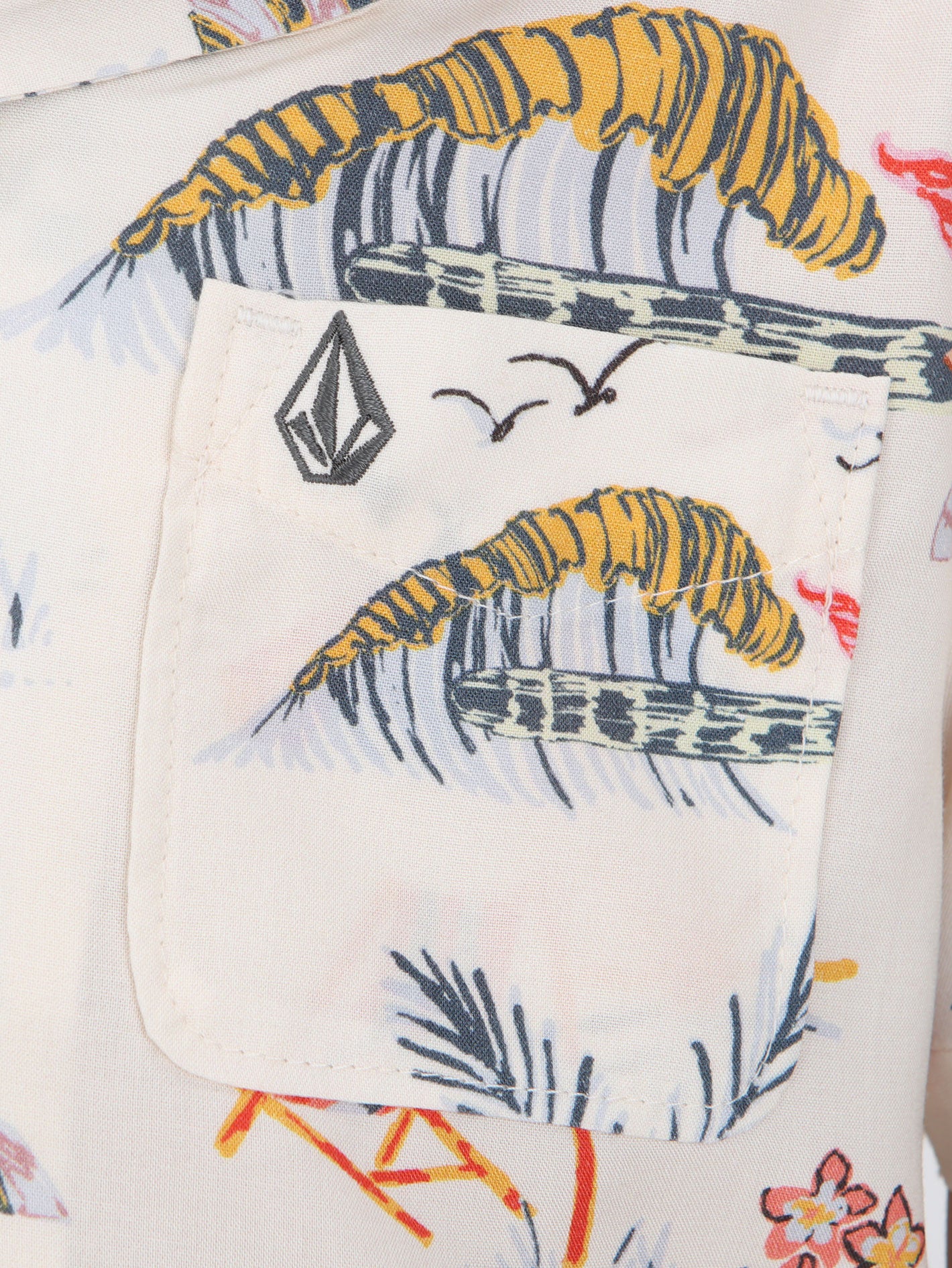 Volcom Little Boys Sunset Swingers Shirt - Natural