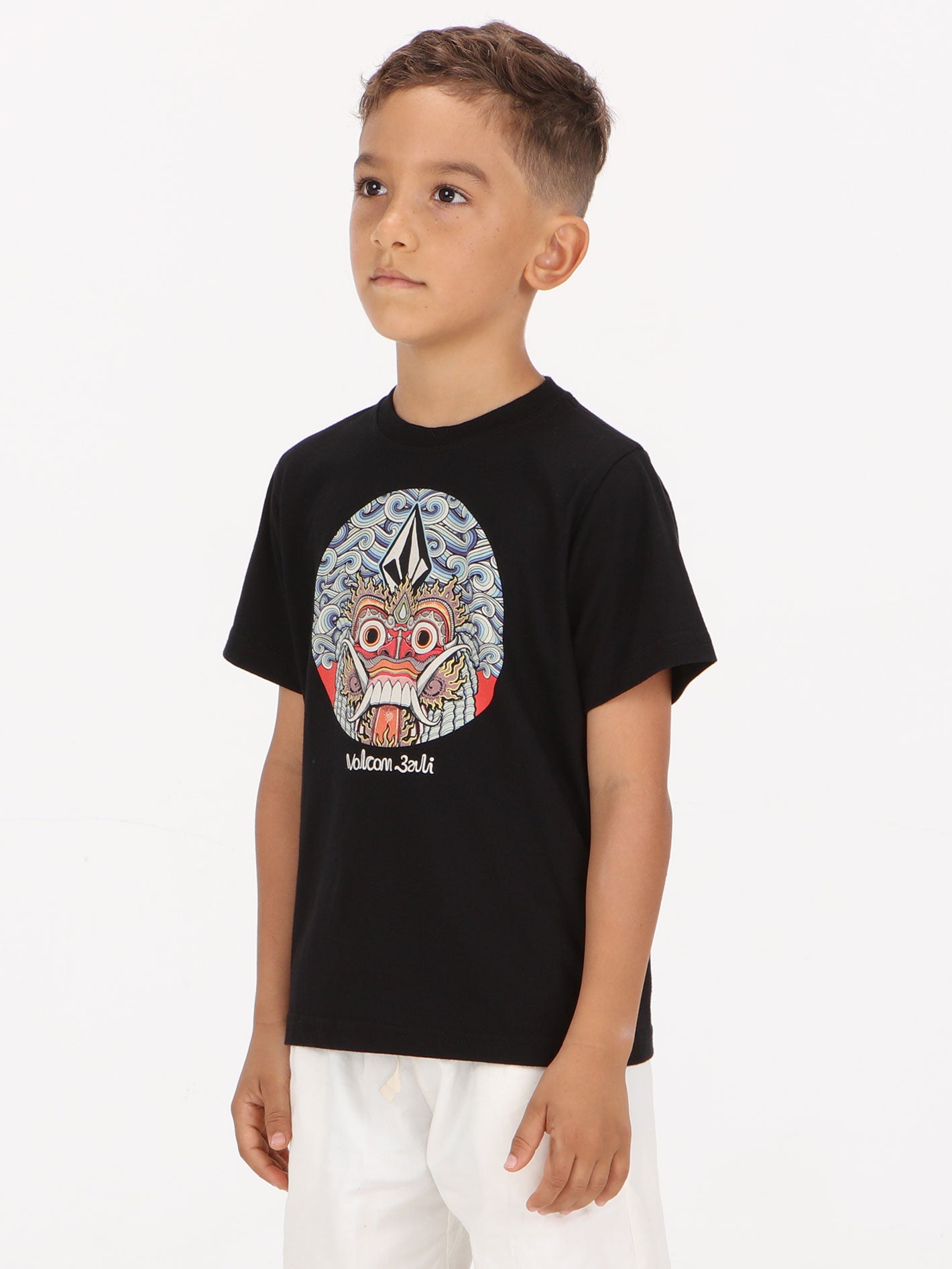 Volcom Little Boys Rangda Tee - Black