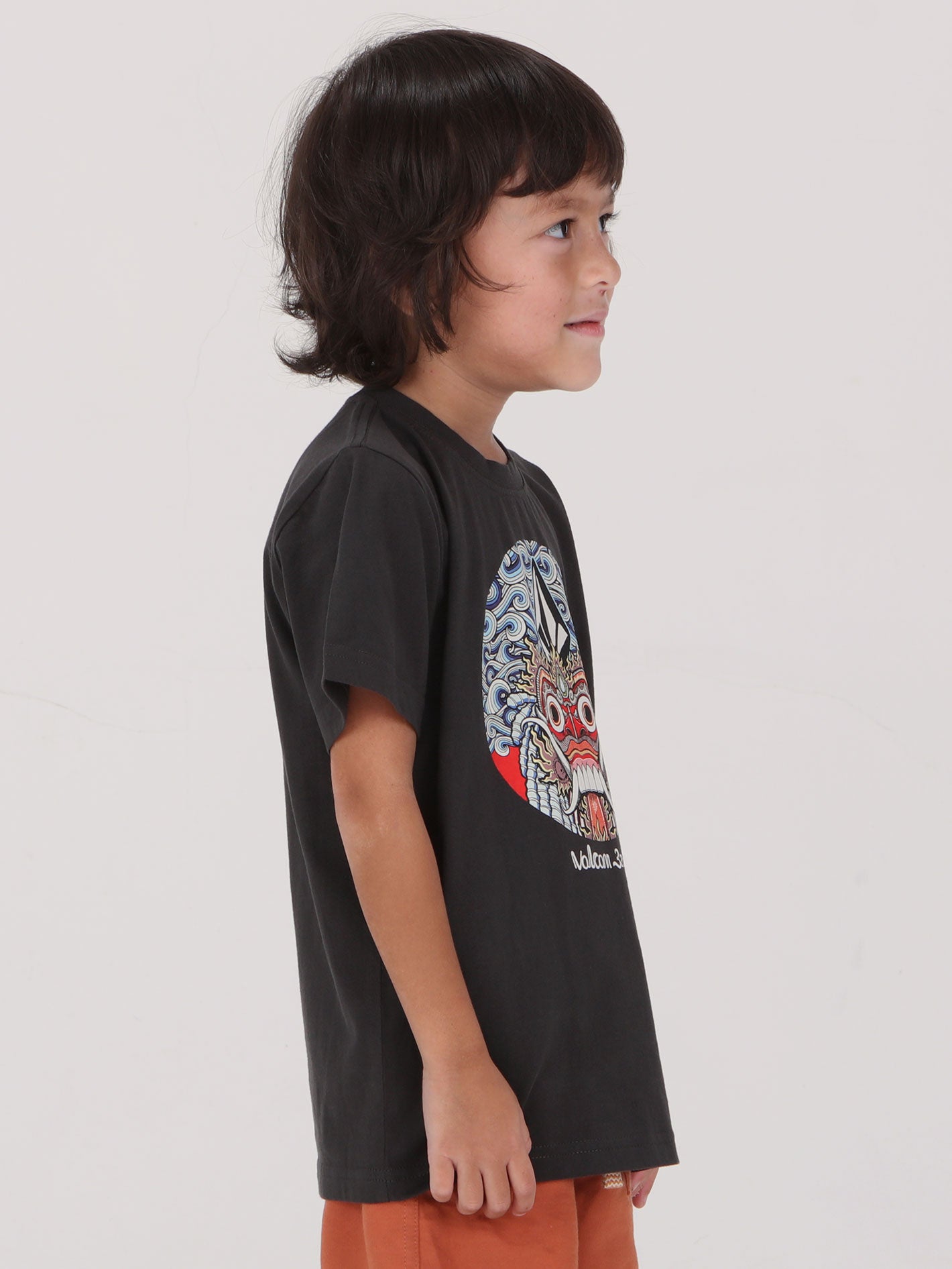 Volcom Little Boys Rangda Tee - Gun Metal