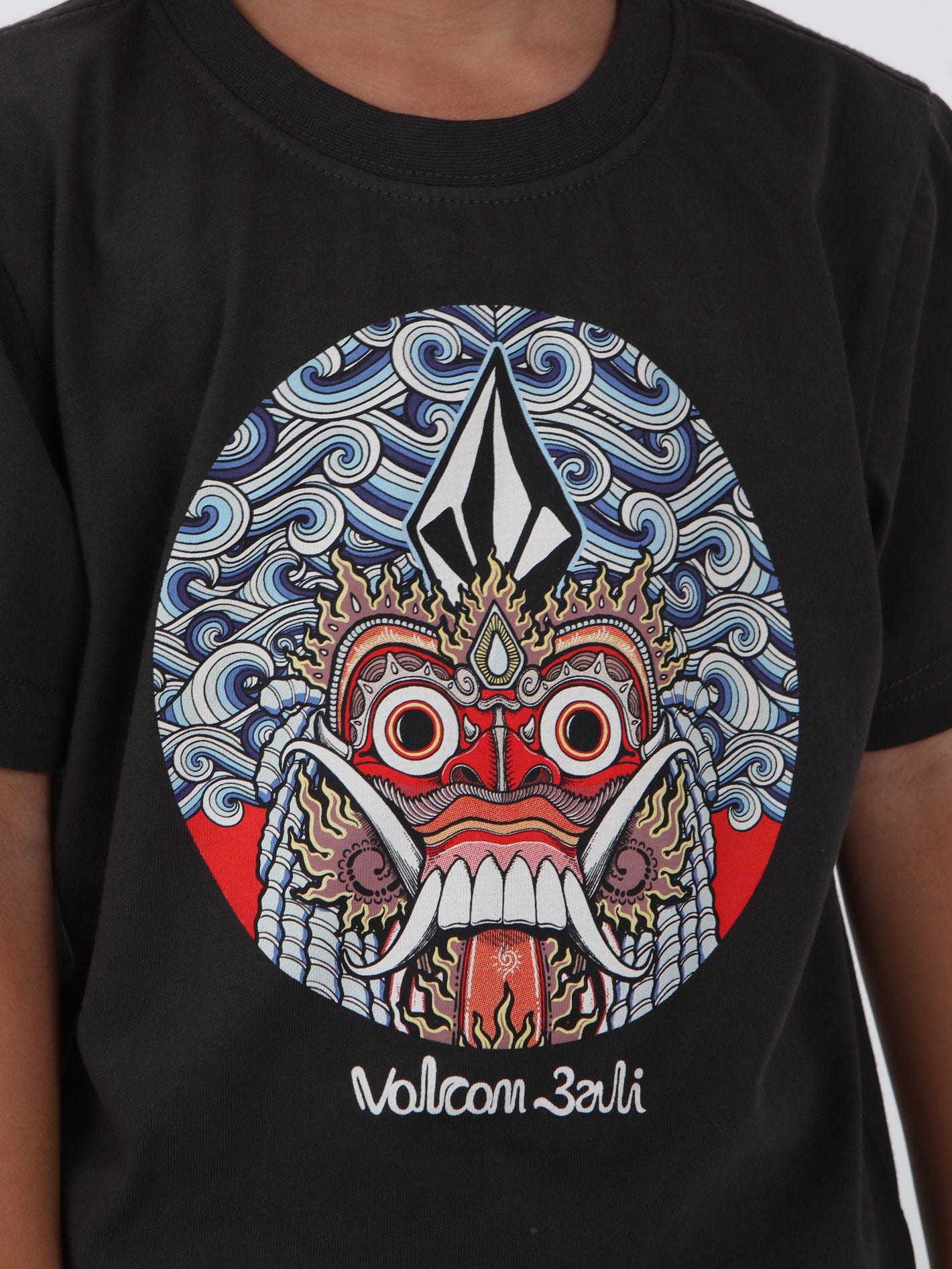 Volcom Little Boys Rangda Tee - Gun Metal