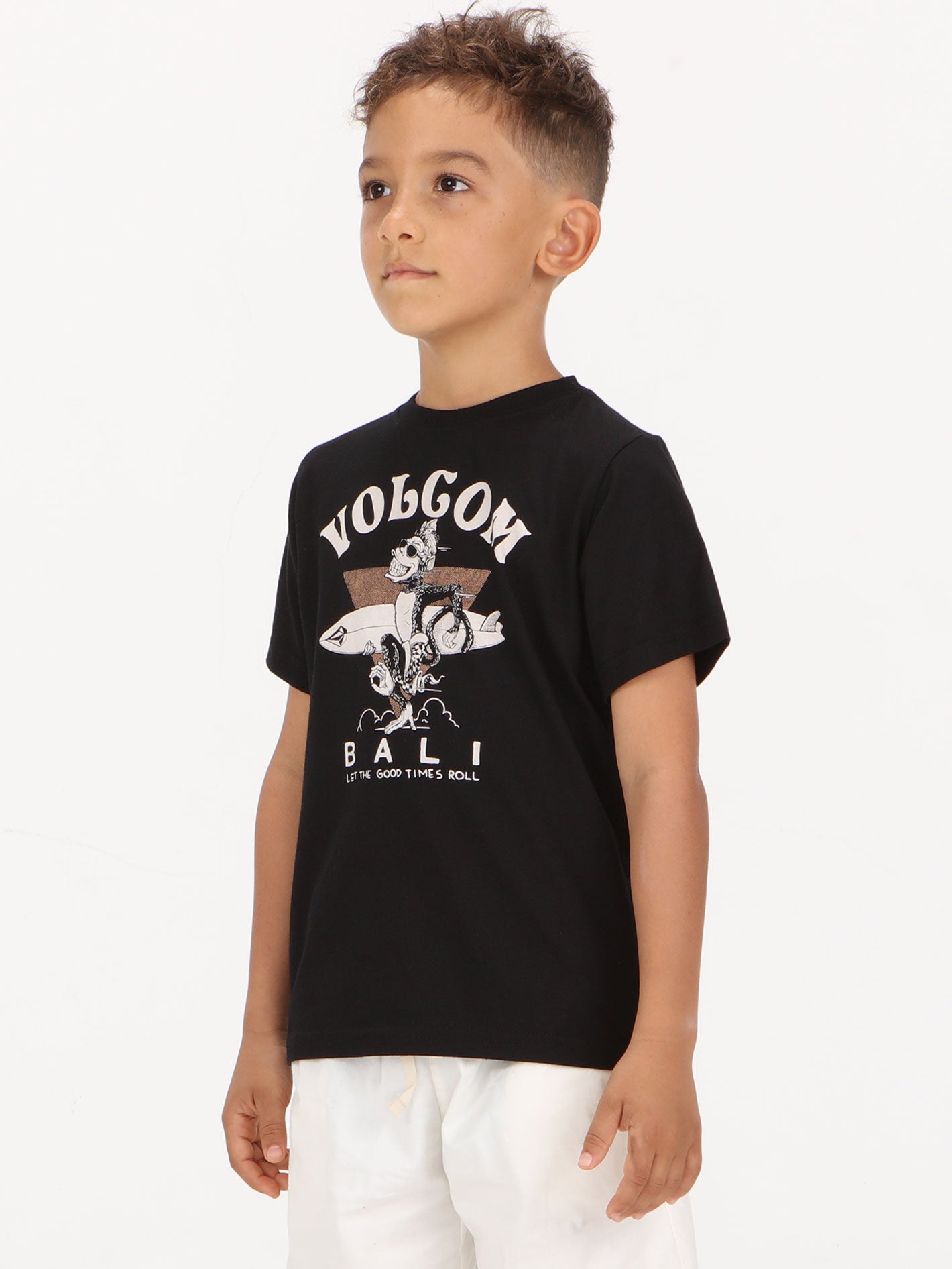 Volcom Little Boys Simon Tee - Black