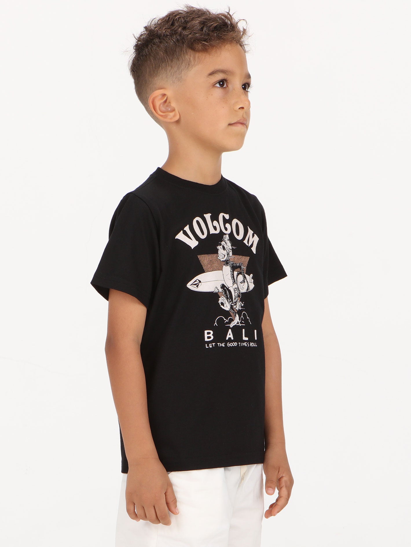 Volcom Little Boys Simon Tee - Black