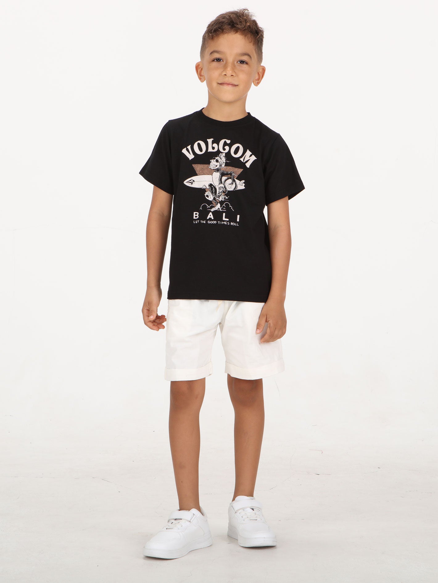 Volcom Little Boys Simon Tee - Black