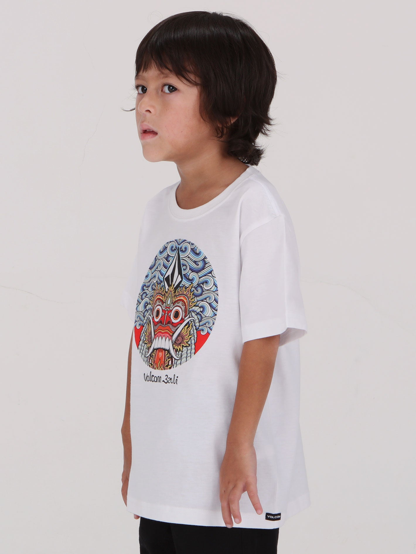Volcom Little Boys Rangda Tee - White