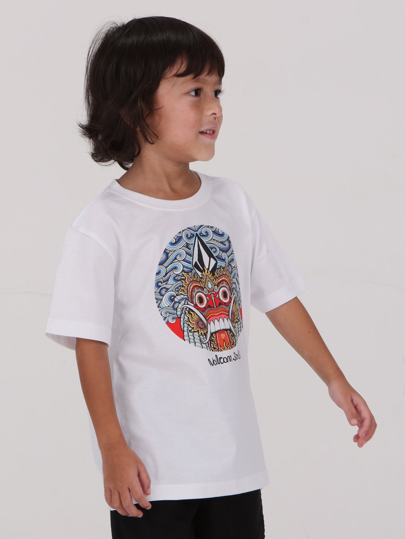 Volcom Little Boys Rangda Tee - White