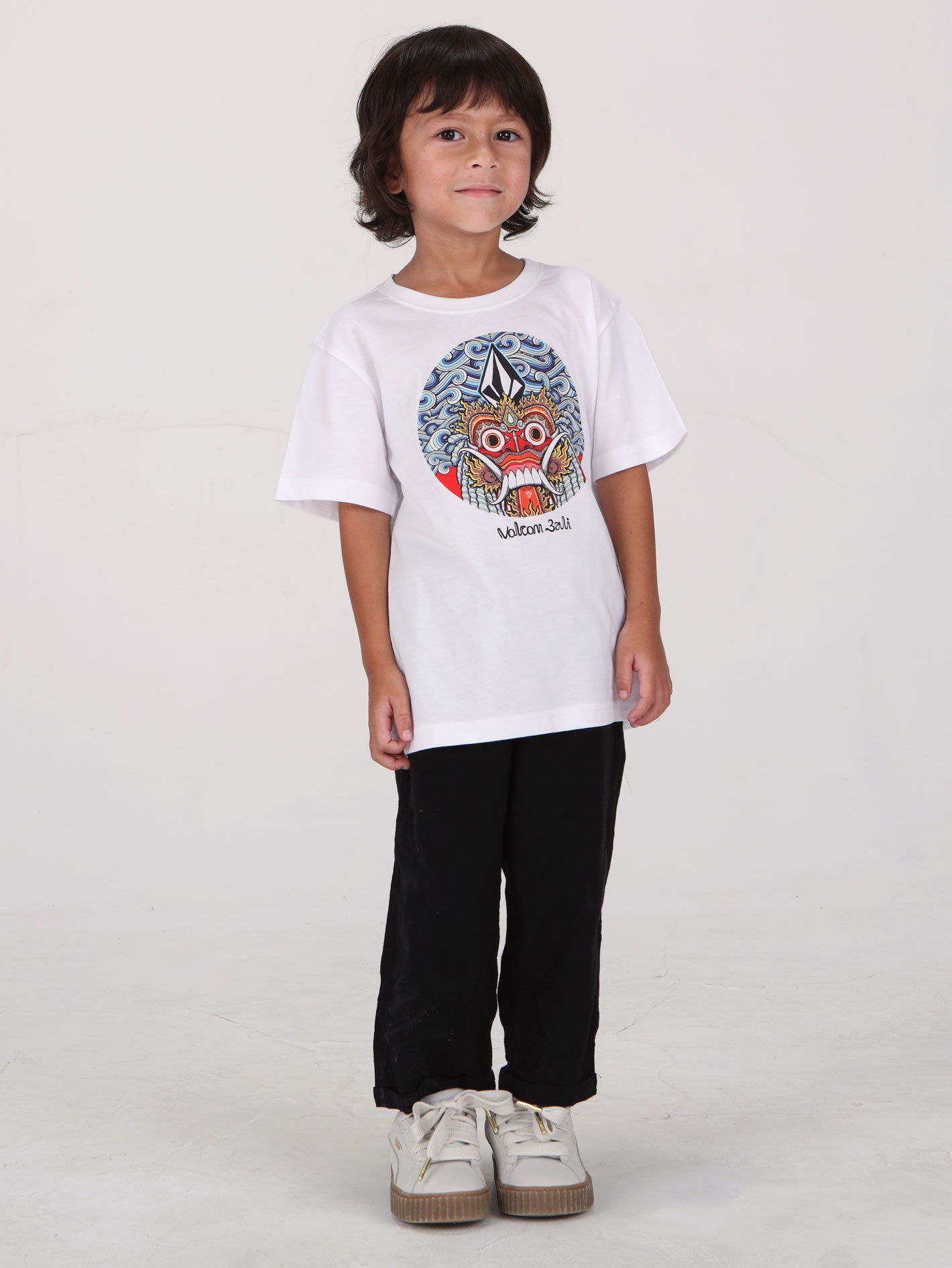 Volcom Little Boys Rangda Tee - White