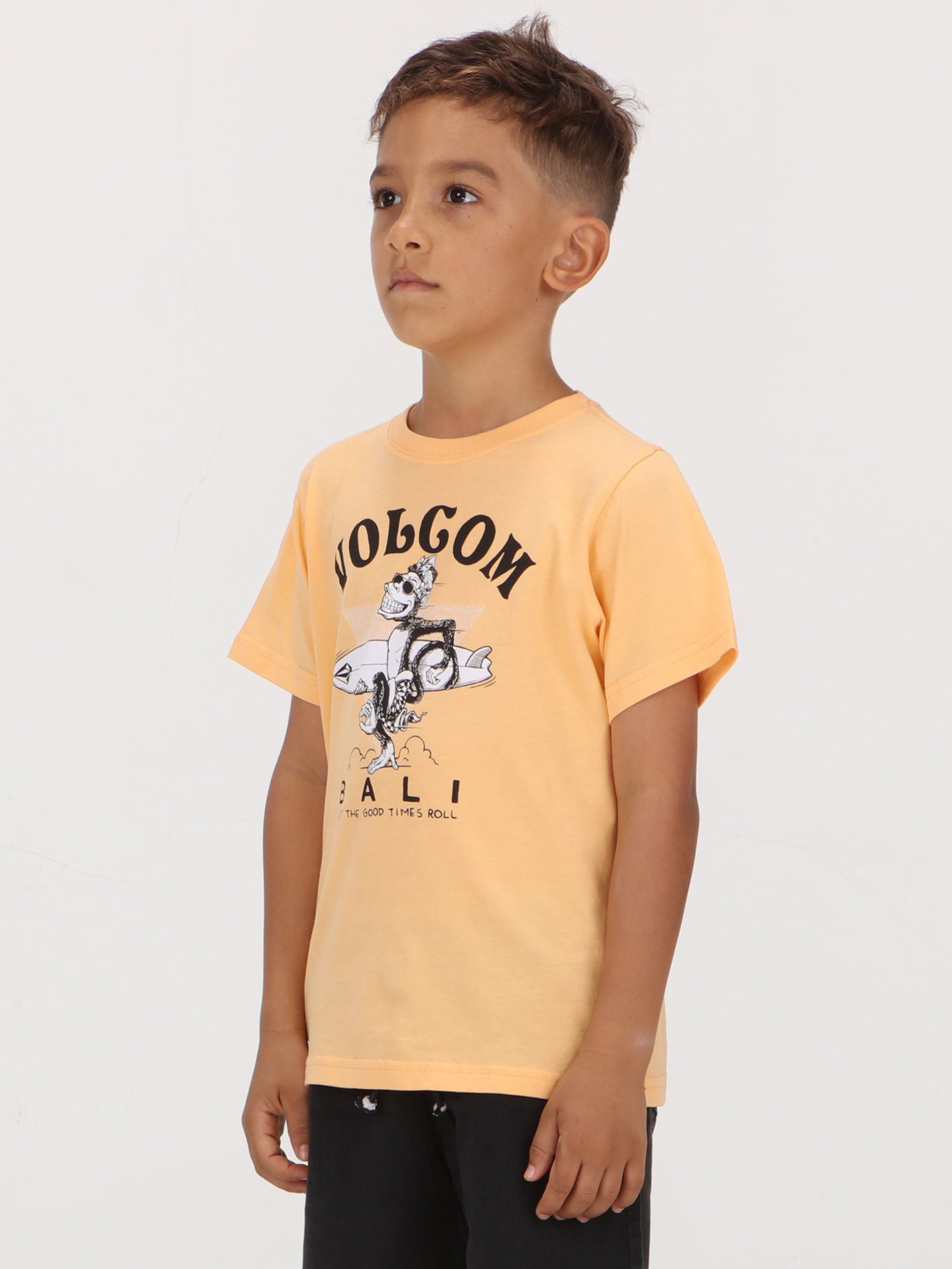 Volcom Little Boys Simon Tee - Tigerlily