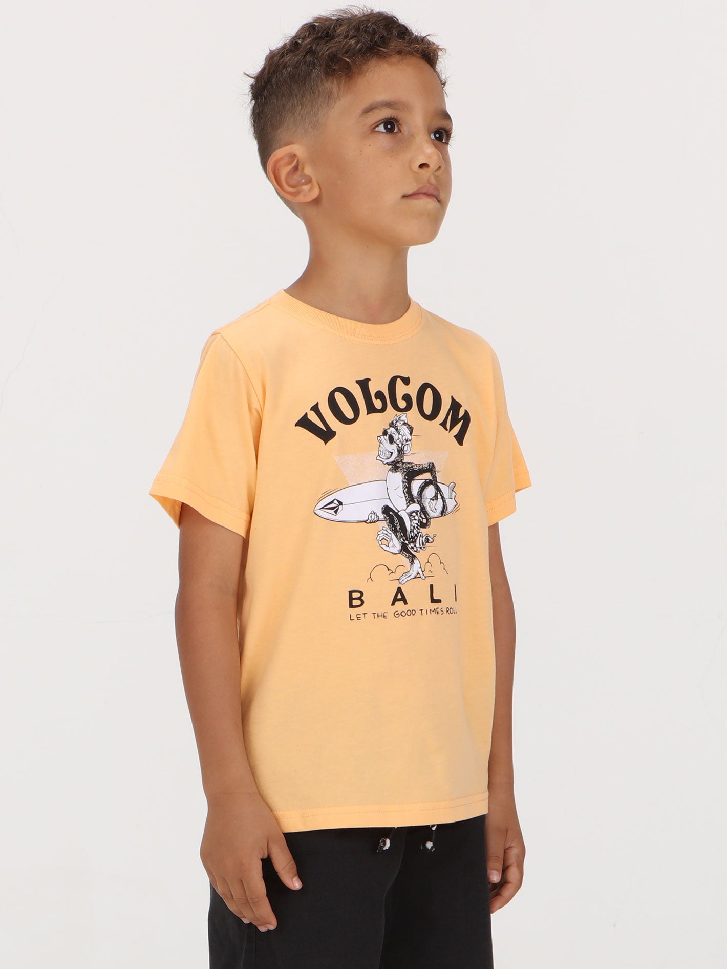 Volcom Little Boys Simon Tee - Tigerlily